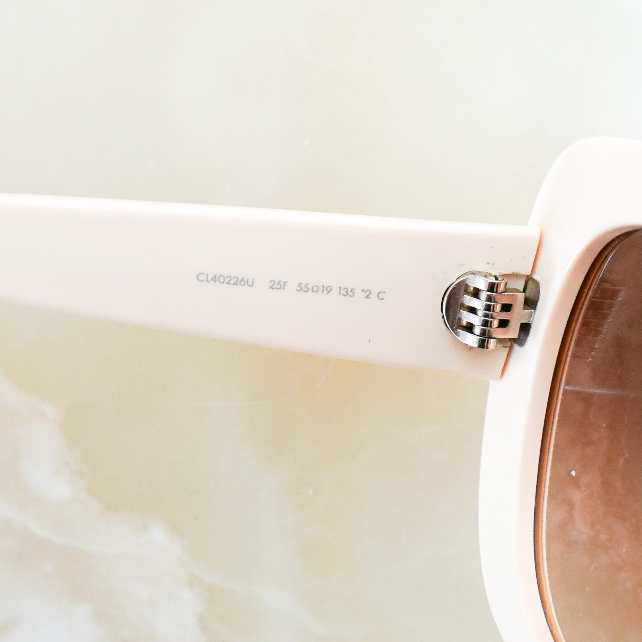 Celine Triomphe Butterfly Sunglasses in Ivory (RRP £410) | Authentic Preloved FINAL SALE - Reloved Again