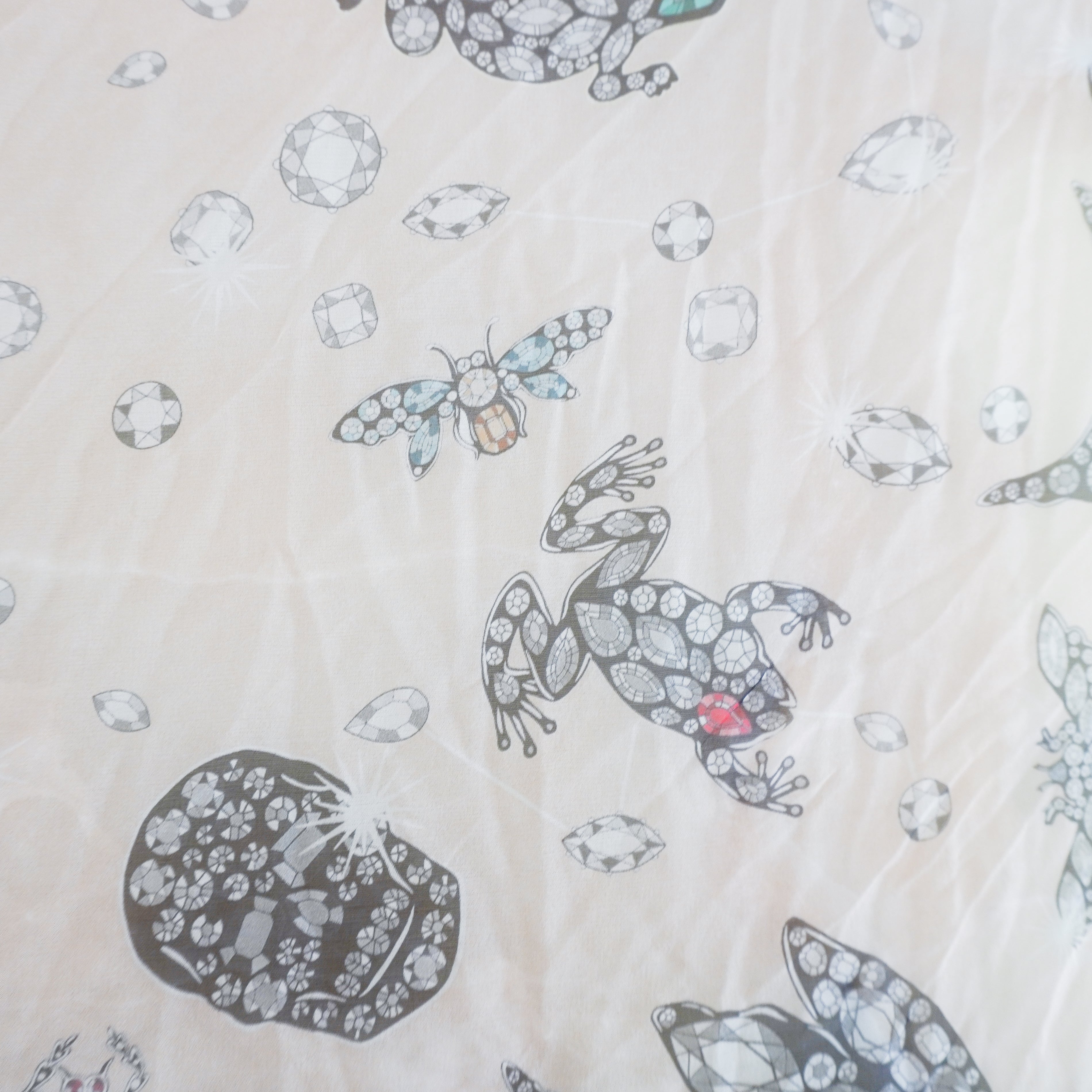 Alexander McQueen Pink Embellished Skull Scarf (RRP £280) | Authentic Preloved FINAL SALE
