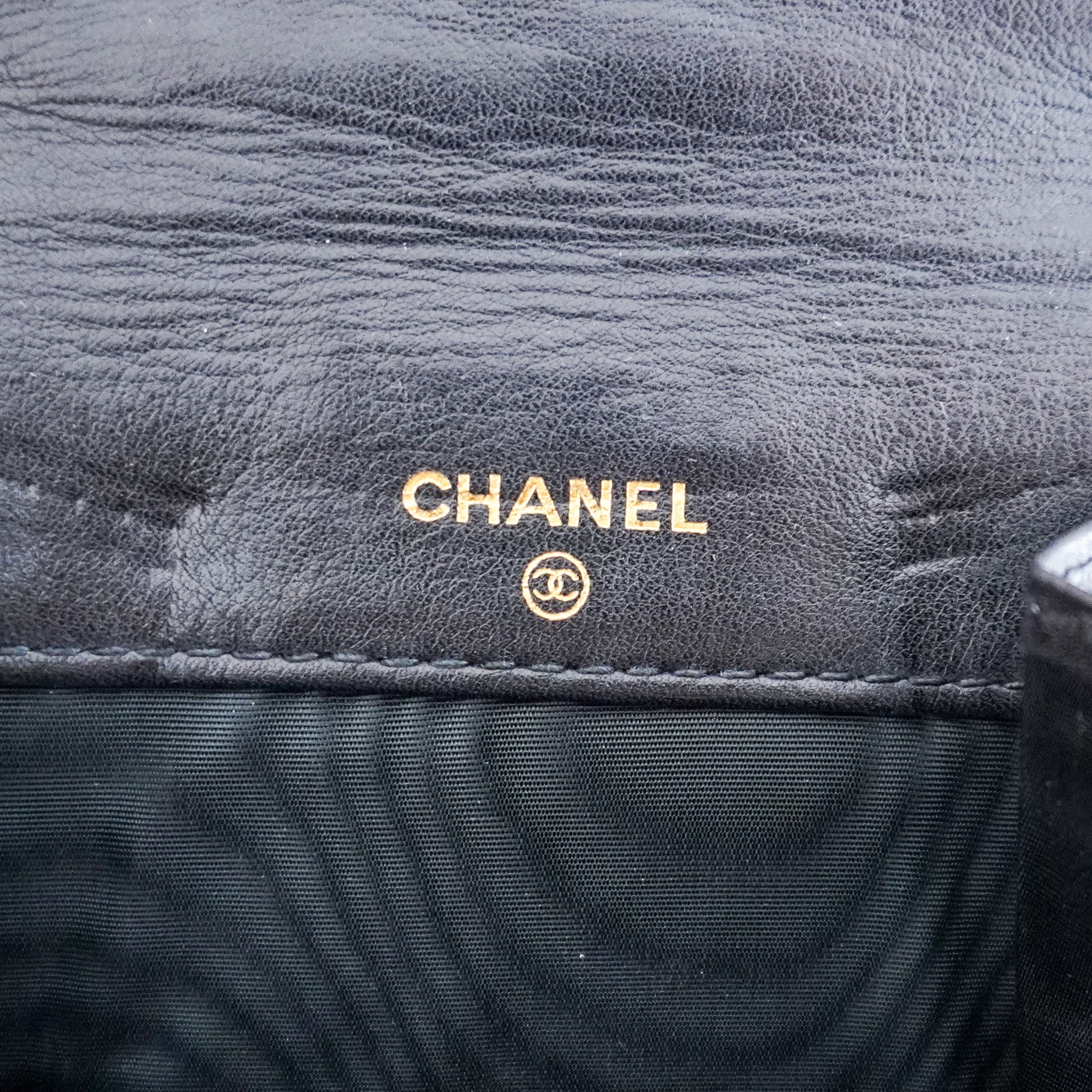 Chanel Vintage Black Caviar Timeless CC Flap Wallet | Authentic Preloved