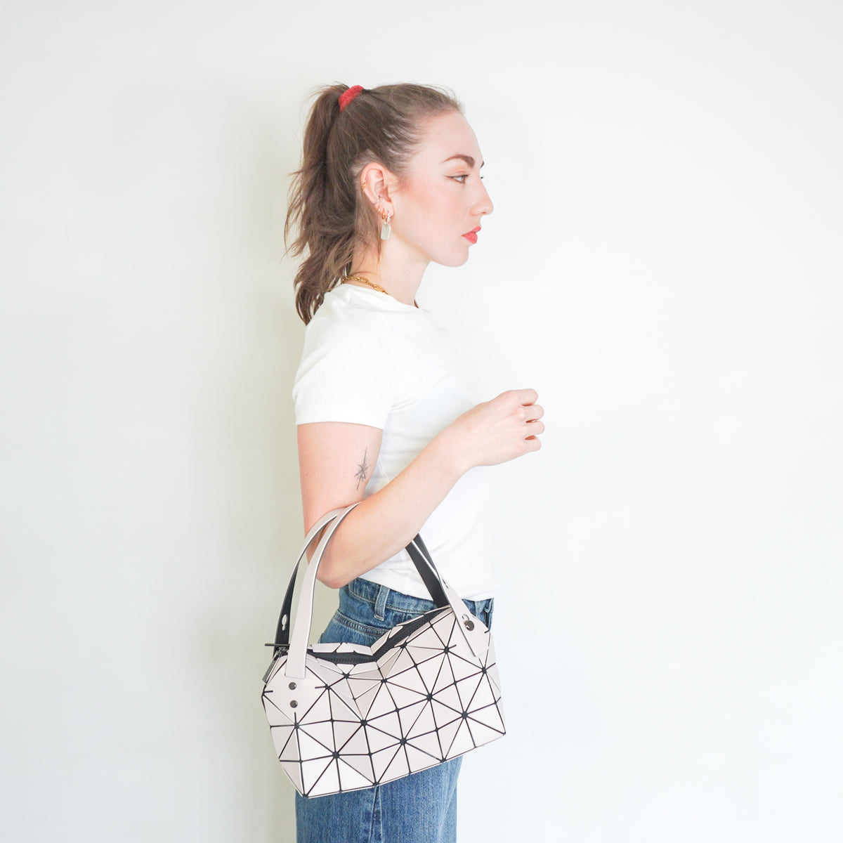 NEW Issey Miyake Pink Carat Bao Bao Bag (RRP £495) | Authentic Prelove