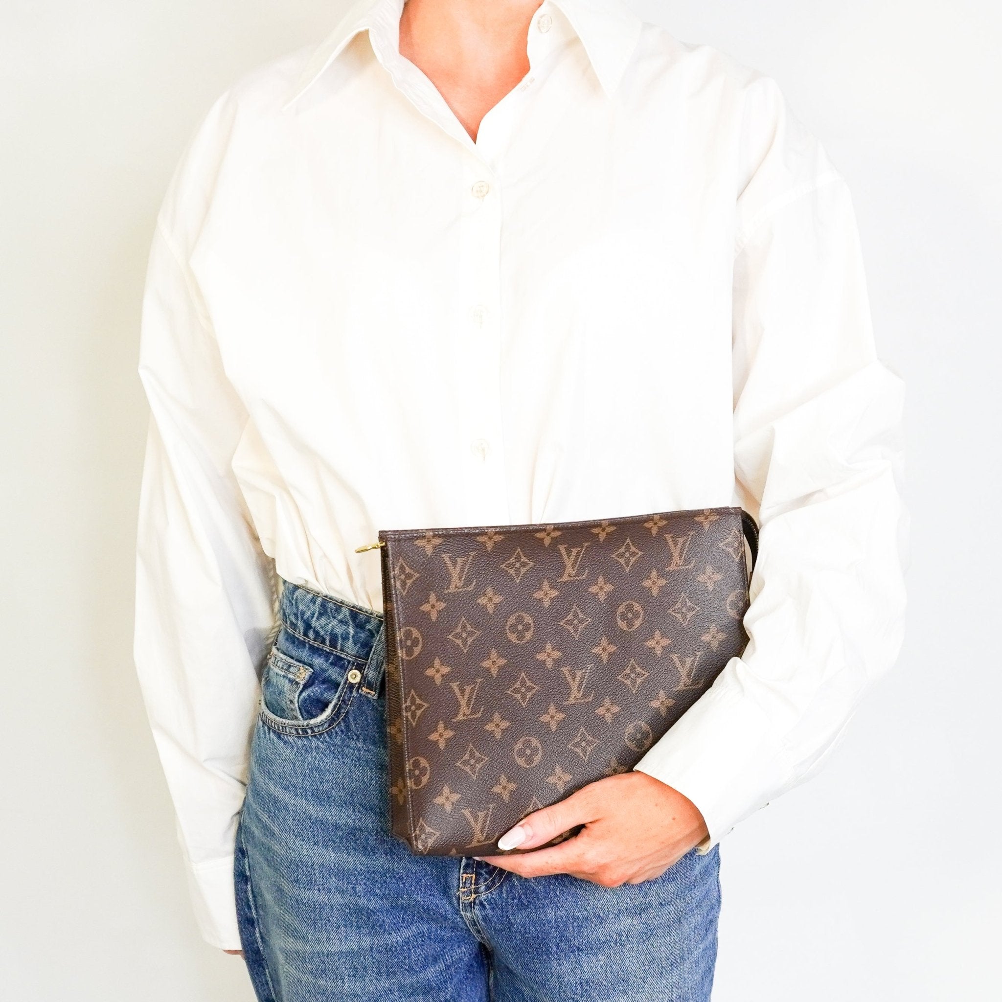 Louis Vuitton Poche Toilette 26 Monogram Canvas (RRP £520) | Authentic Preloved - Reloved Again