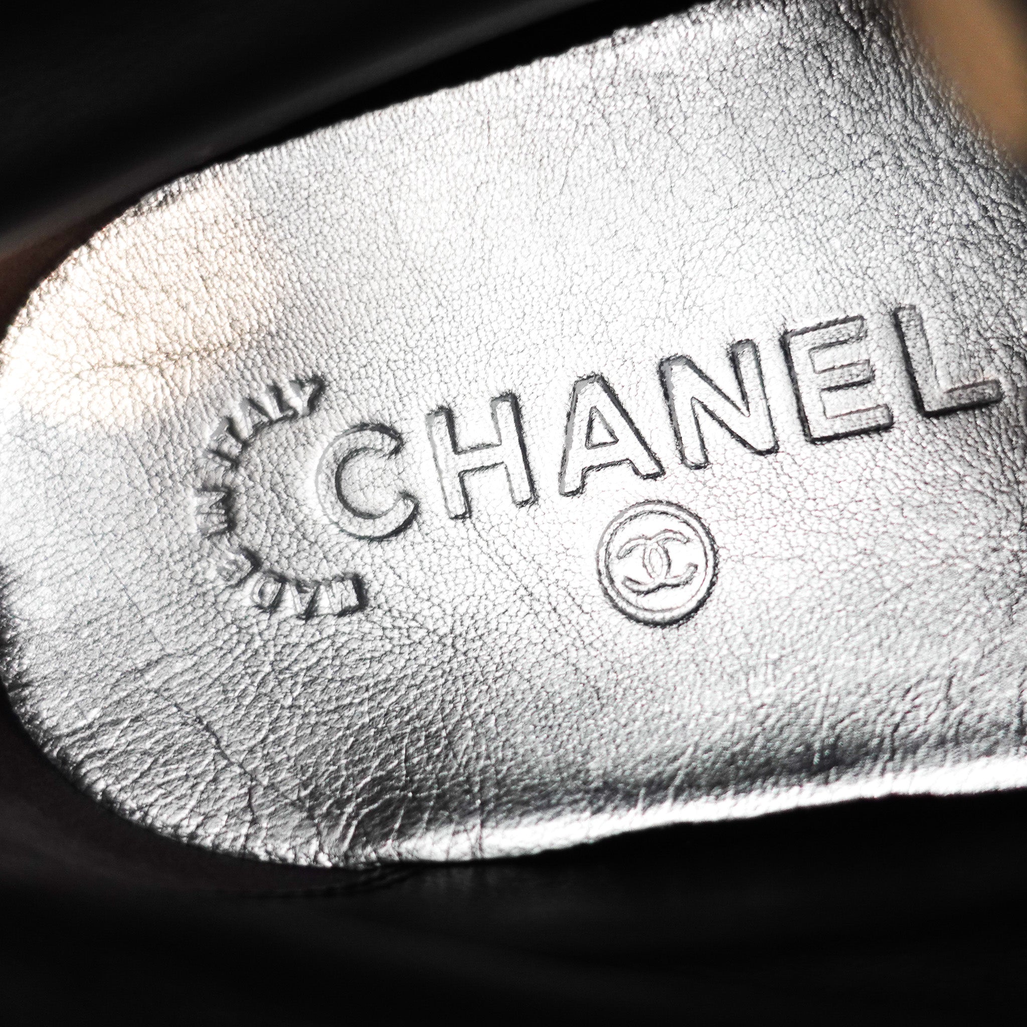 Chanel Patent Hiking Boots | Authentic Preloved - Reloved Again
