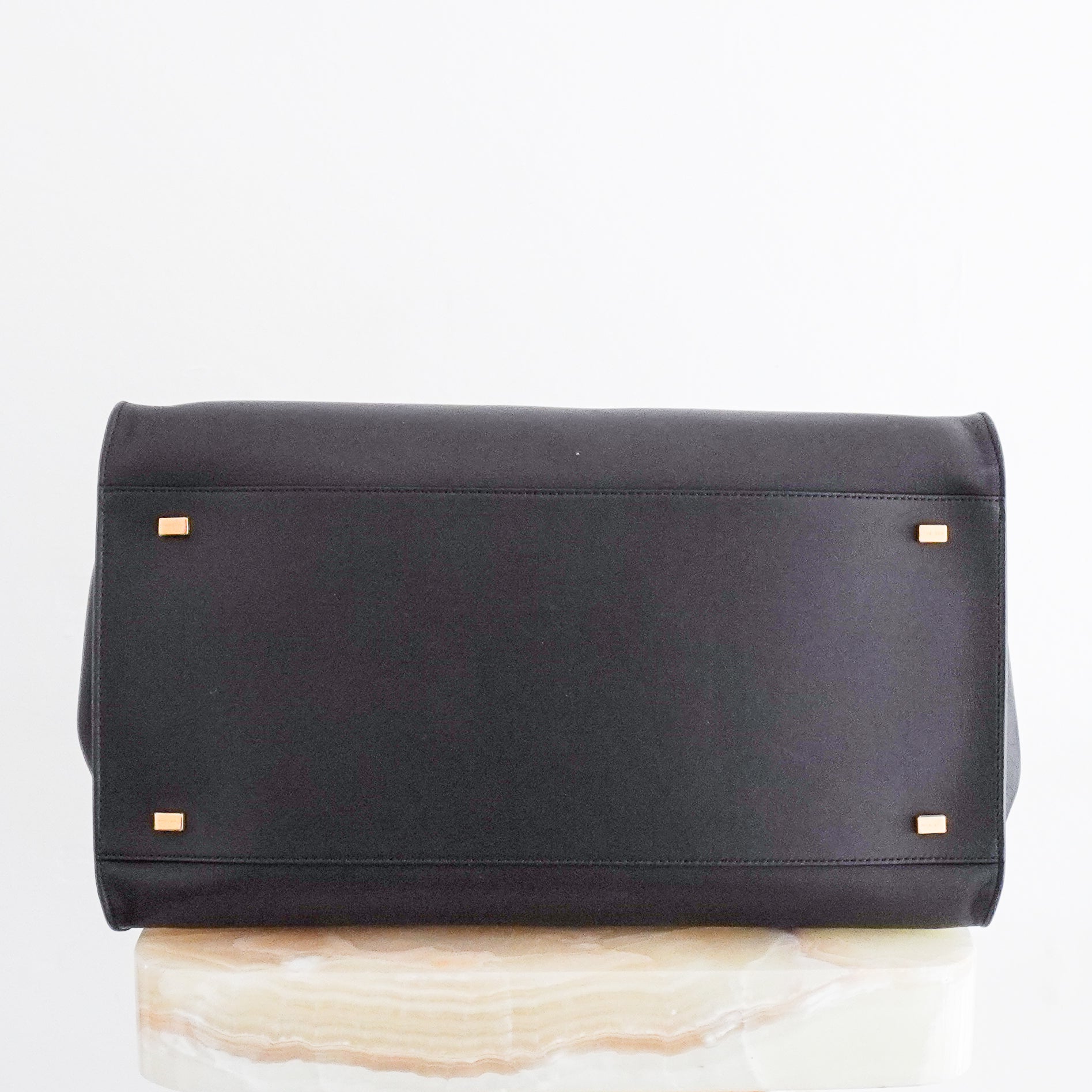 The Row Black Margaux Shoulder Bag 15 RRP £4540 | Authentic Preloved