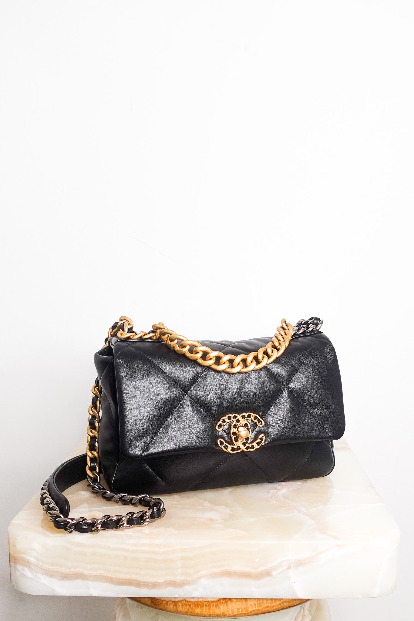 19 black flap bag  RRP £5590