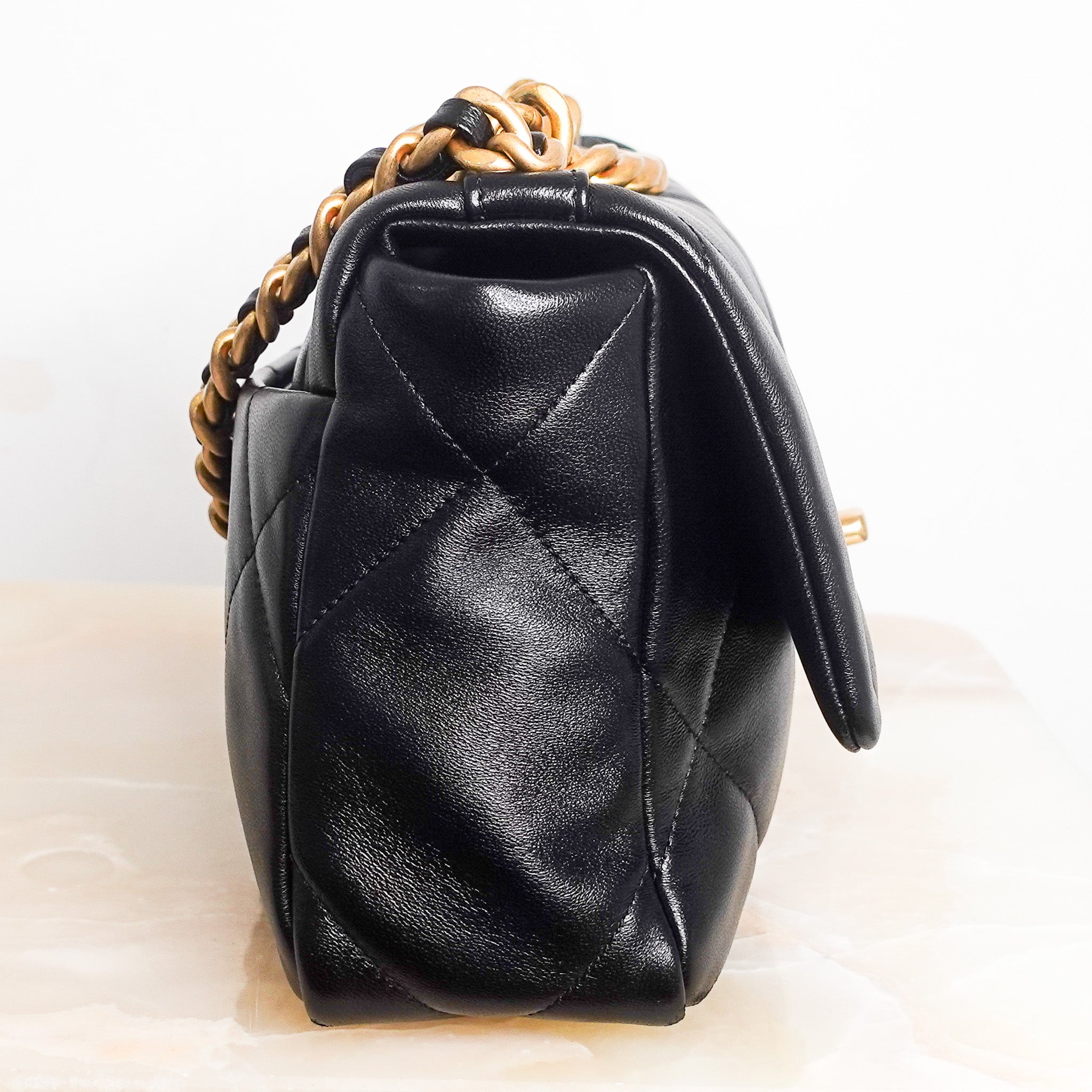 19 black flap bag  RRP £5590