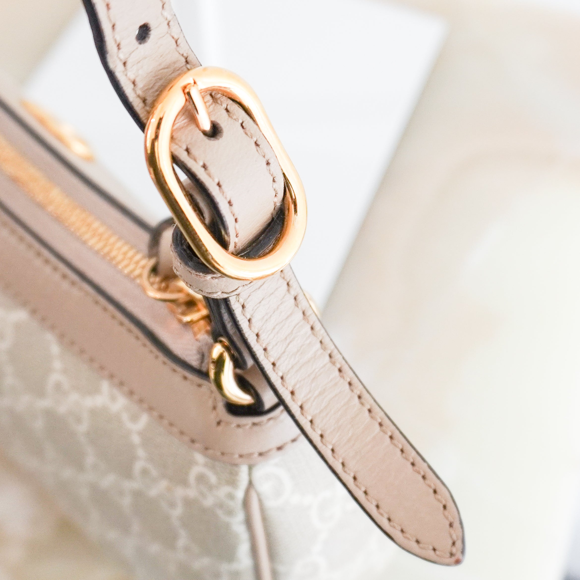 Gucci Beige Ophidia Small GG Supreme Canvas Shoulder Bag (RRP £1200) | Authentic Preloved