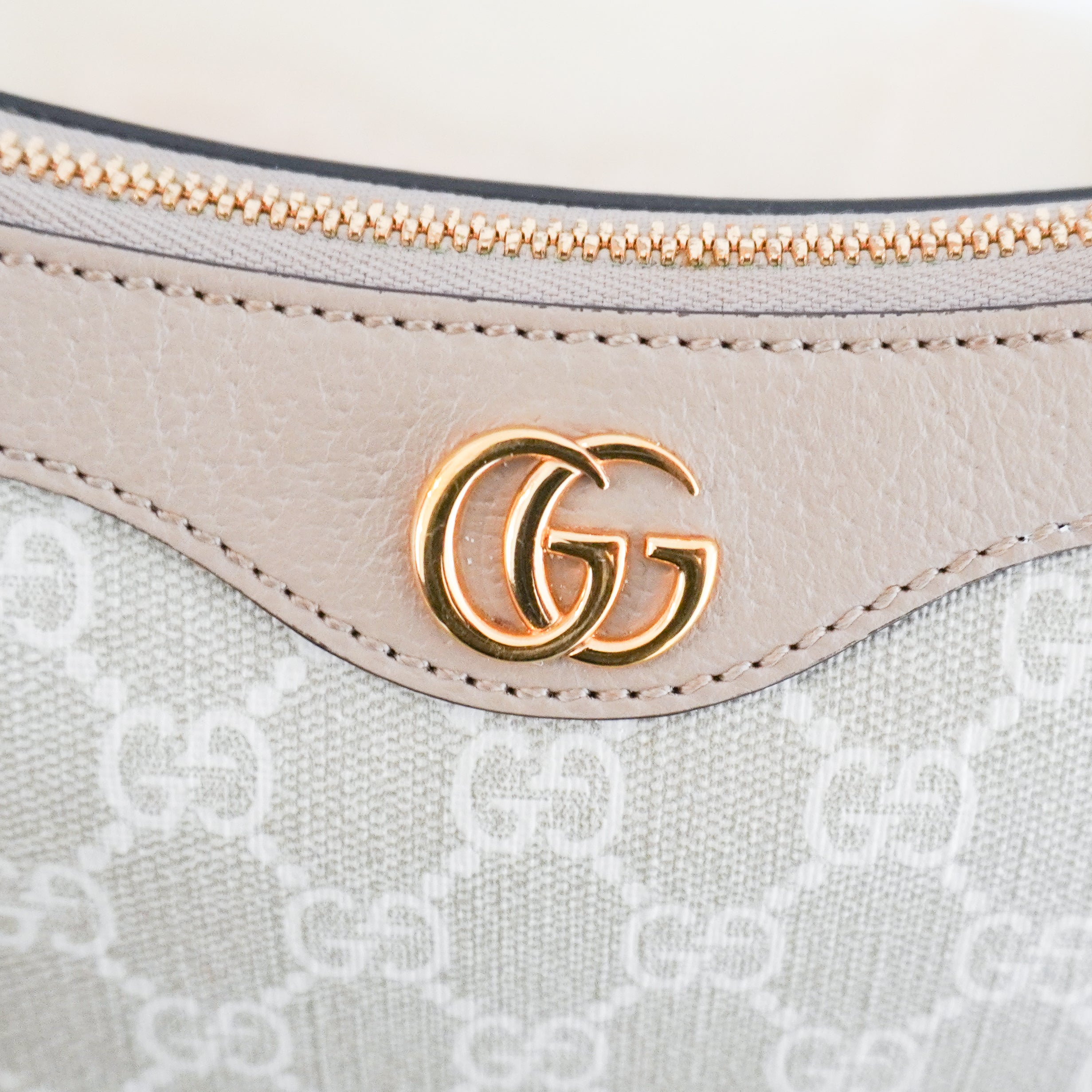 Gucci Beige Ophidia Small GG Supreme Canvas Shoulder Bag (RRP £1200) | Authentic Preloved