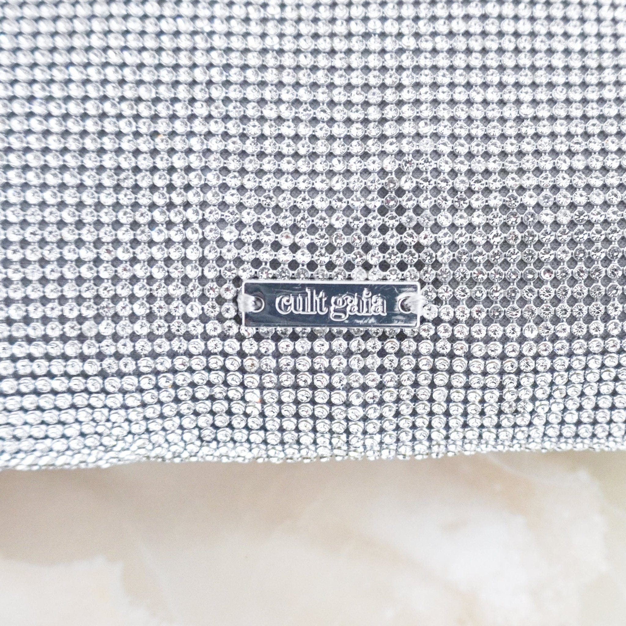 Cult Gaia Crystal Embellished Evening Shoulder Bag (RRP £300) | Authentic Preloved - Reloved Again