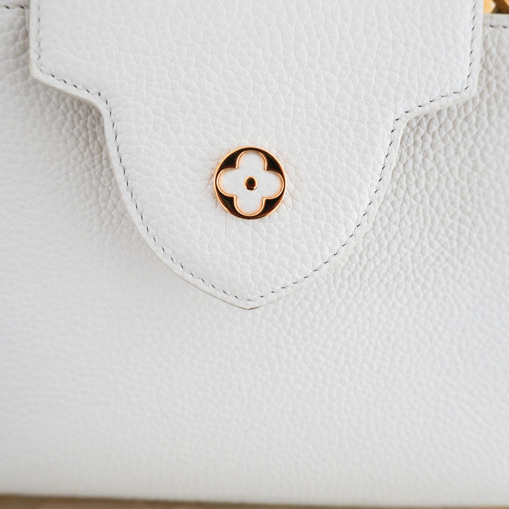 Louis Vuitton Capucines BB Bag in White RRP £6000 | Authentic Preloved