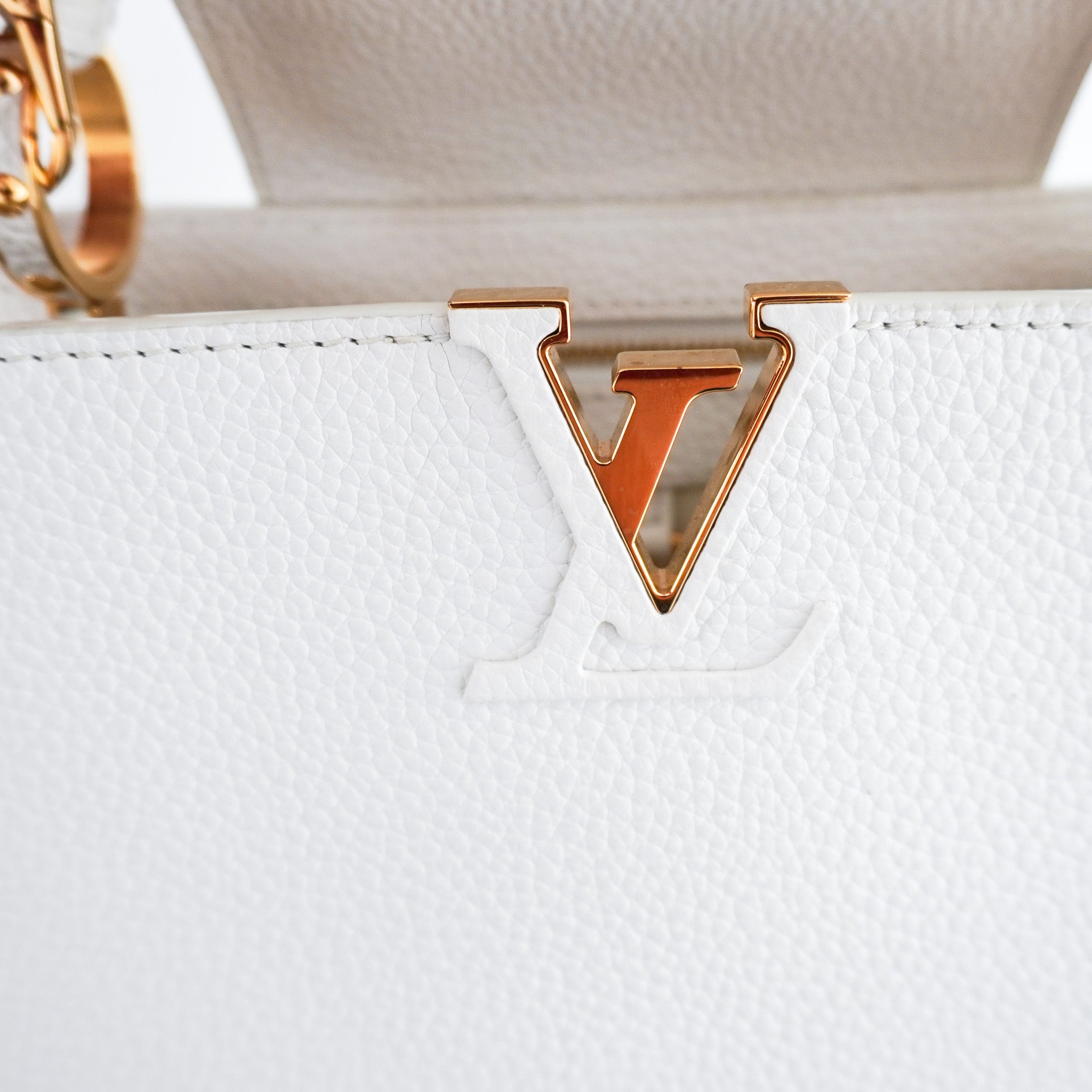 Louis Vuitton Capucines BB Bag in White RRP £6000 | Authentic Preloved