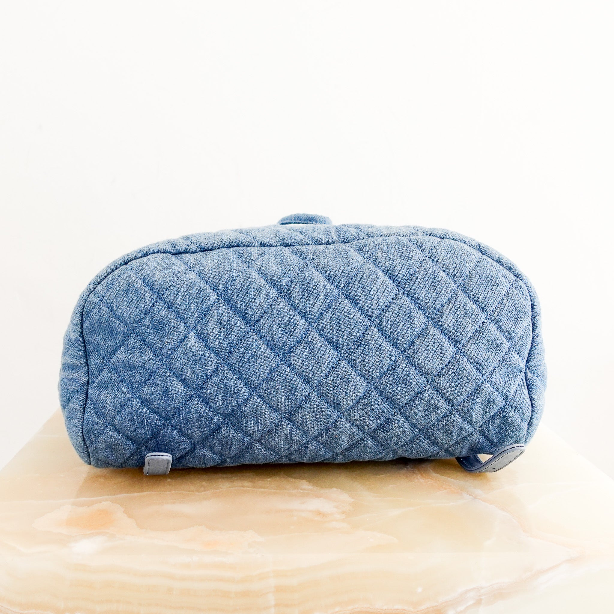 Chanel Washed Denim Quilted Large Urban Spirit Backpack | Authentic Preloved - Reloved Again