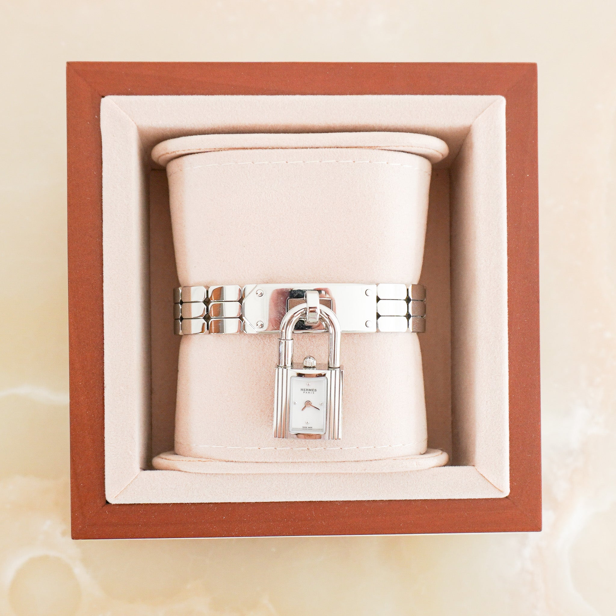 Hermes Kelly Watch Mini Model 16mm in Stainless Steel RRP £4,020 | Authentic Preloved FINAL SALE - Reloved Again
