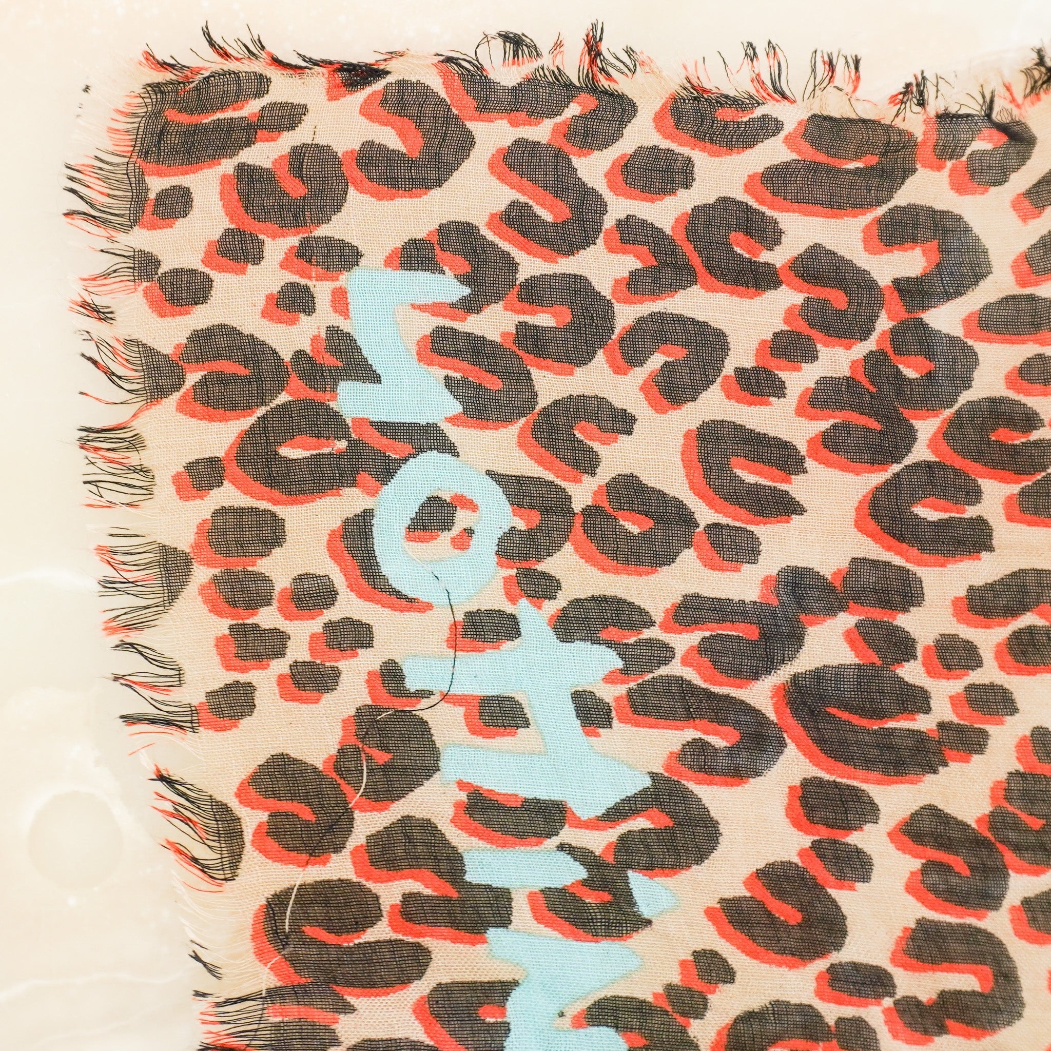 Louis Vuitton x Stephen Sprouse Leopard Print Cashmere & Silk Stole (RRP £700) | Authentic Preloved - Reloved Again
