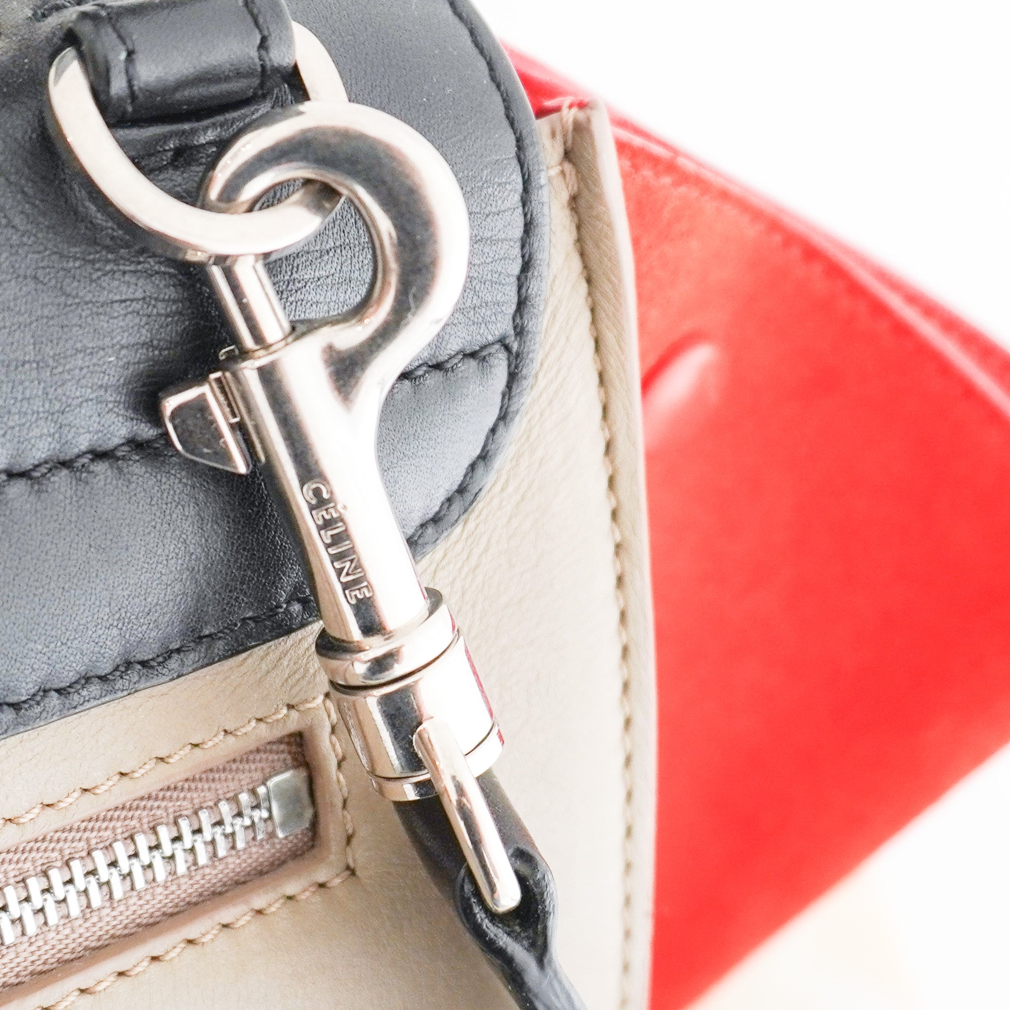 Celine Trapeze Tri-Colour Leather Top Handle Bag  (RRP £2100) | Authentic Preloved