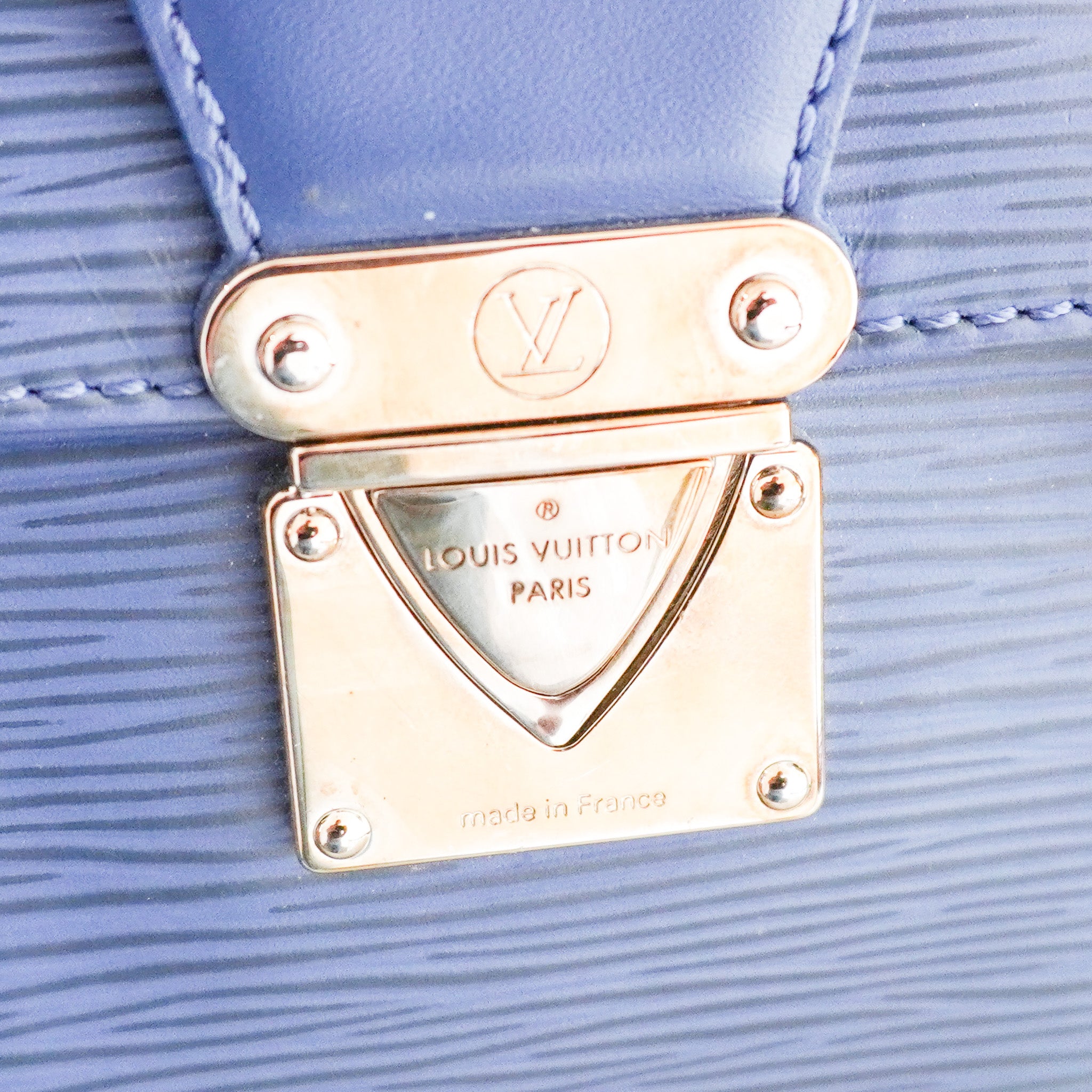 Louis Vuitton Blue Epsi Segur Bag RRP £1050 | Authentic Preloved