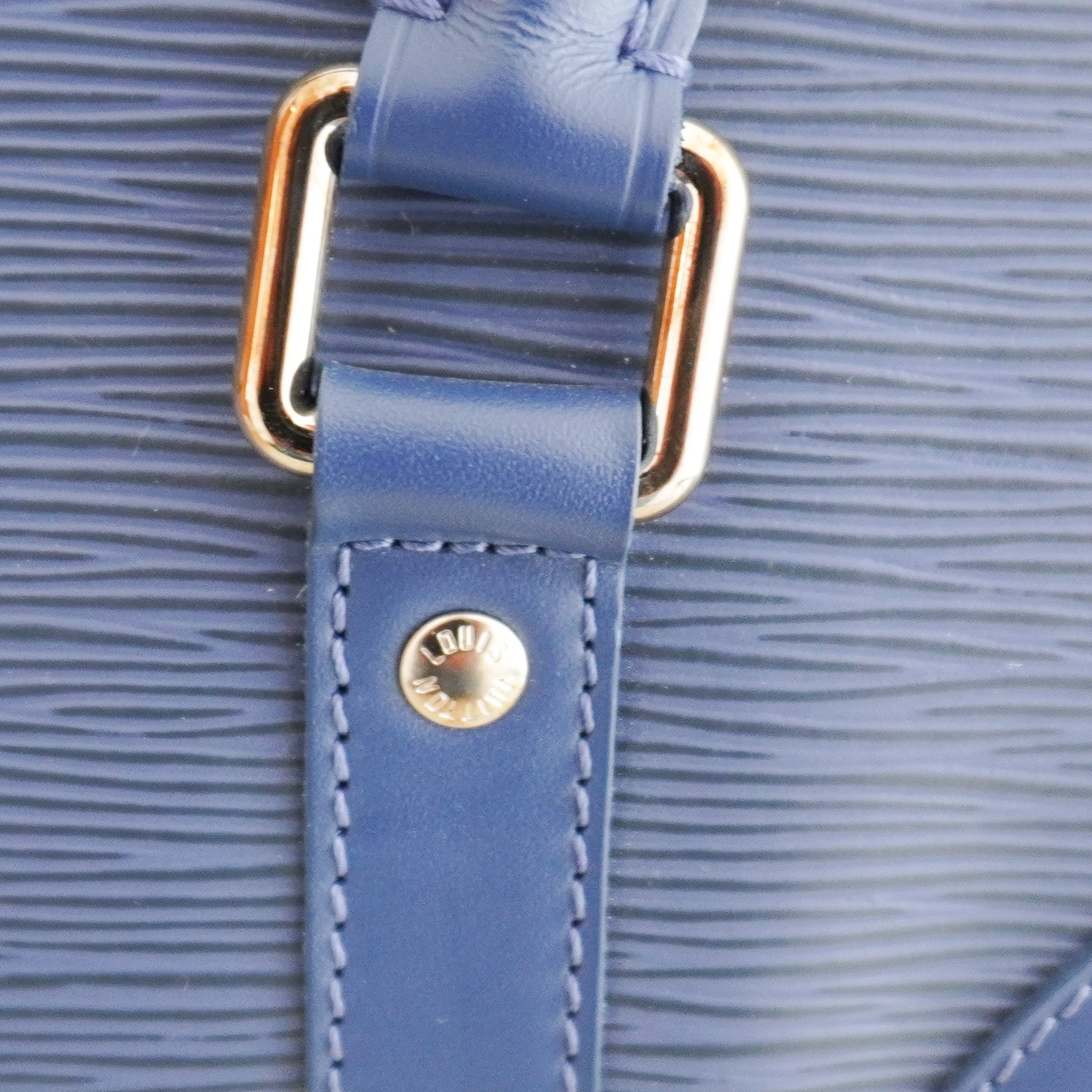 Louis Vuitton Blue Epsi Segur Bag RRP £1050 | Authentic Preloved