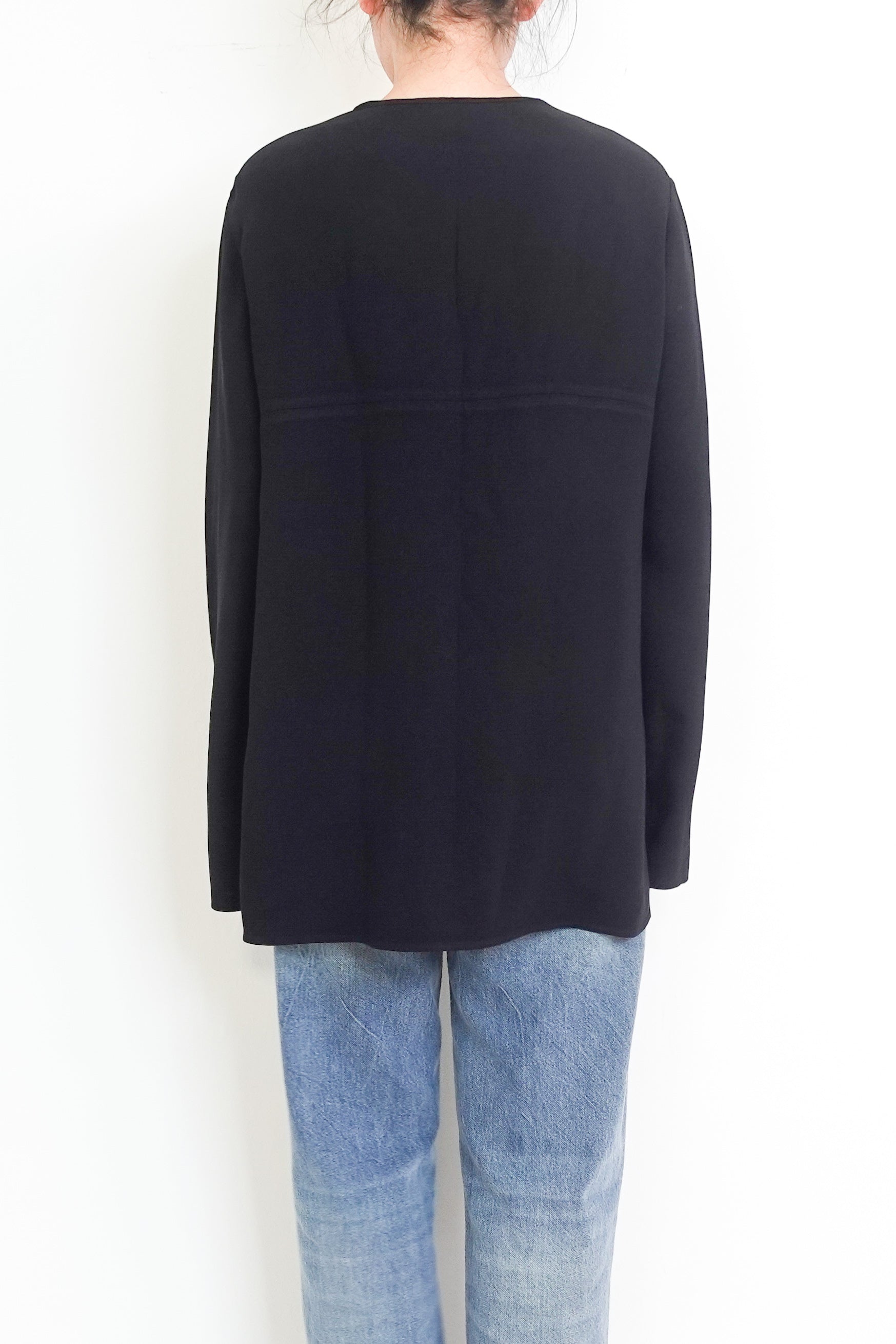 Black top with 3/4 zip RRP £500