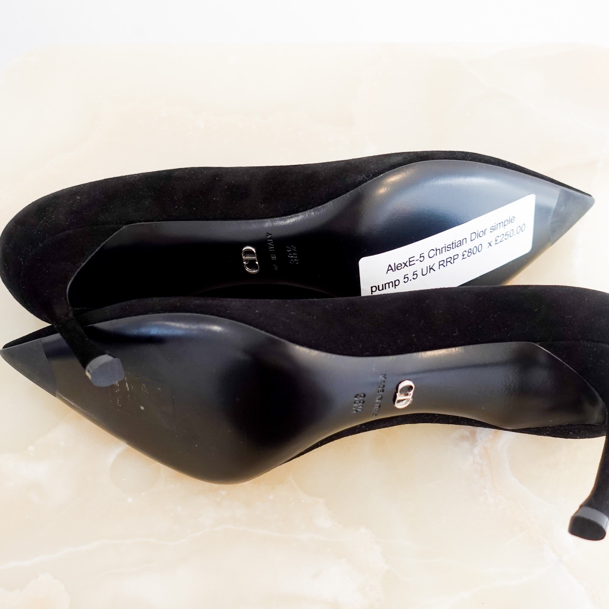 Dior Suede Pointed Toe Pumps RRP £800 | Authentic Preloved