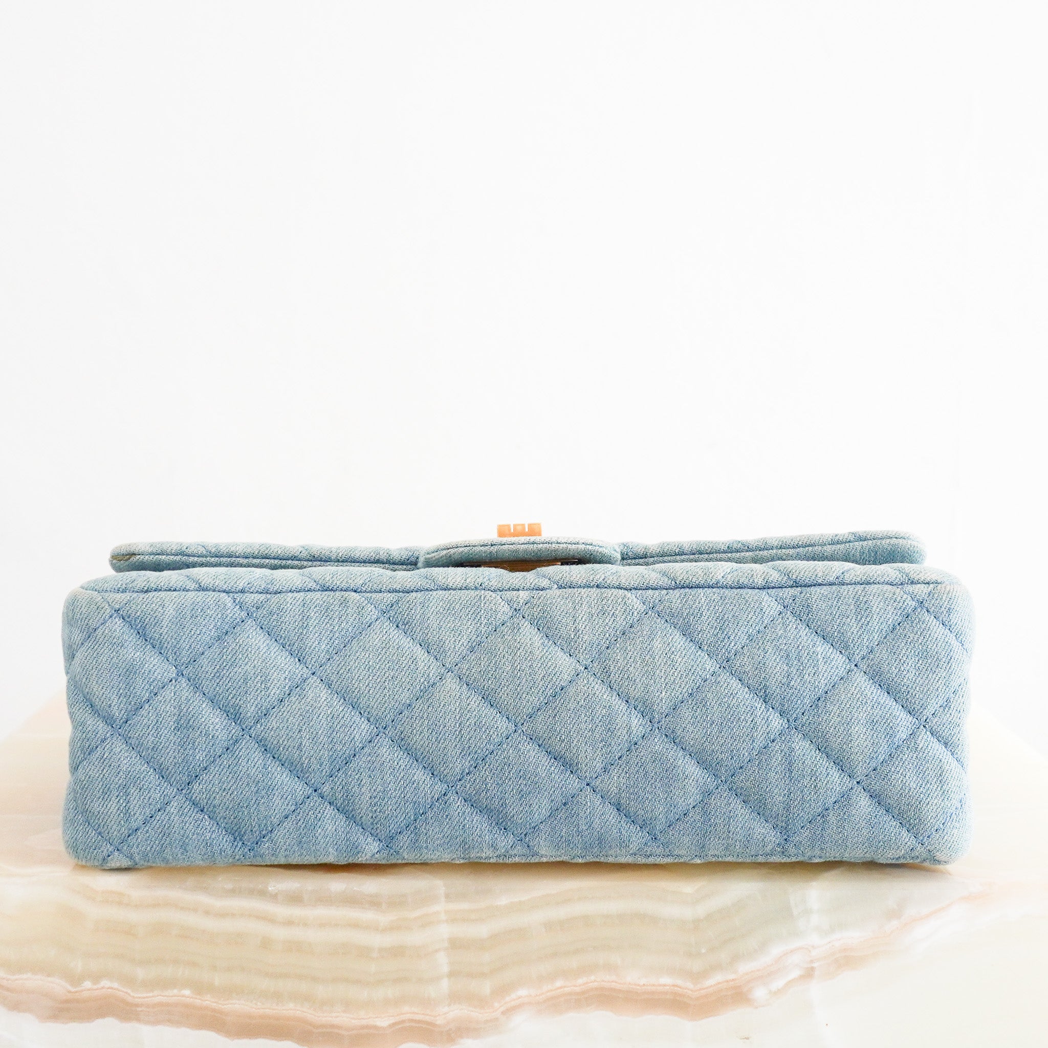 Chanel Light Blue Denim 2.55 Double Flap Bag RRP £9,333 | Authentic Preloved