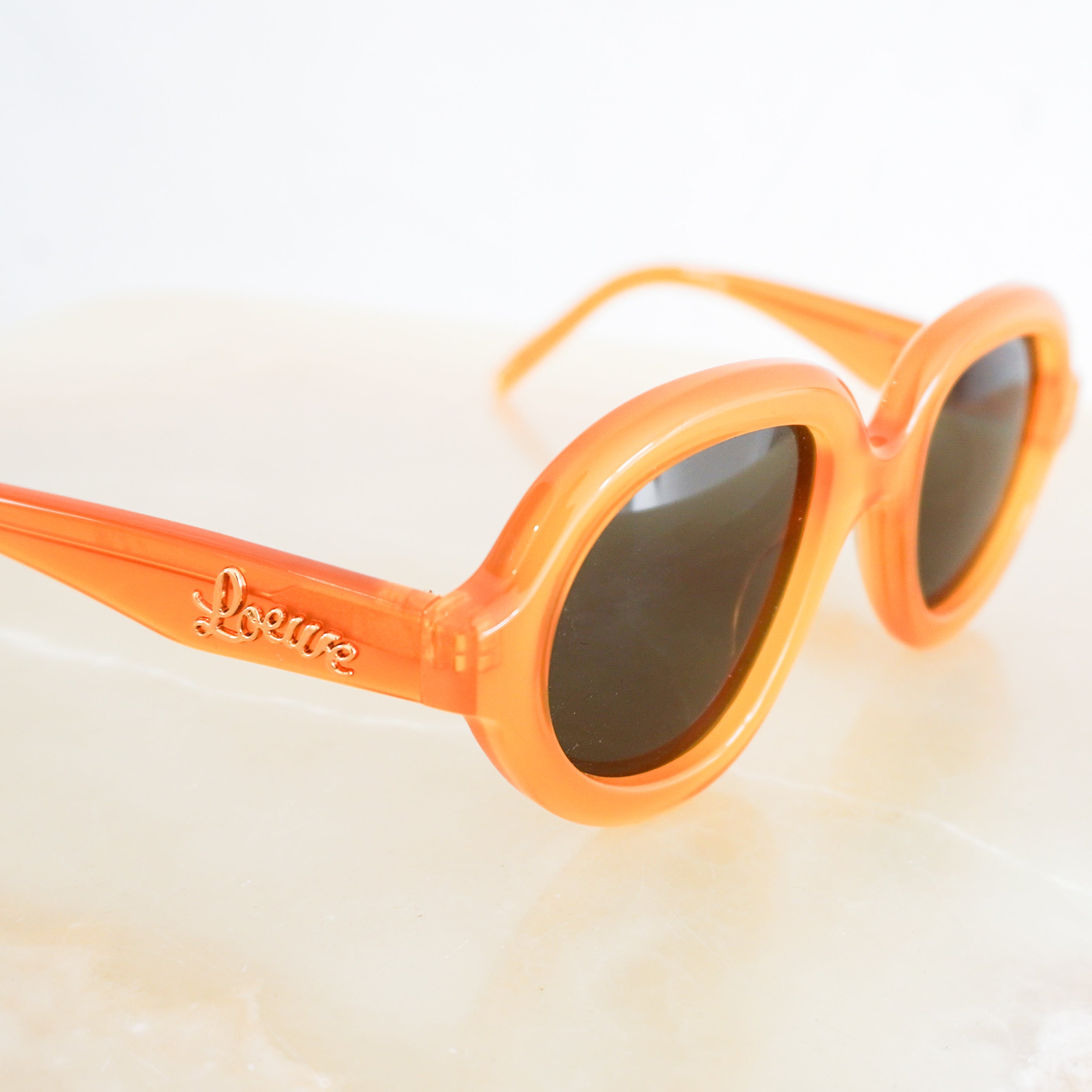 Loewe Orange Acetate Sunglasses RRP £350 | Authentic Preloved FINAL SALE