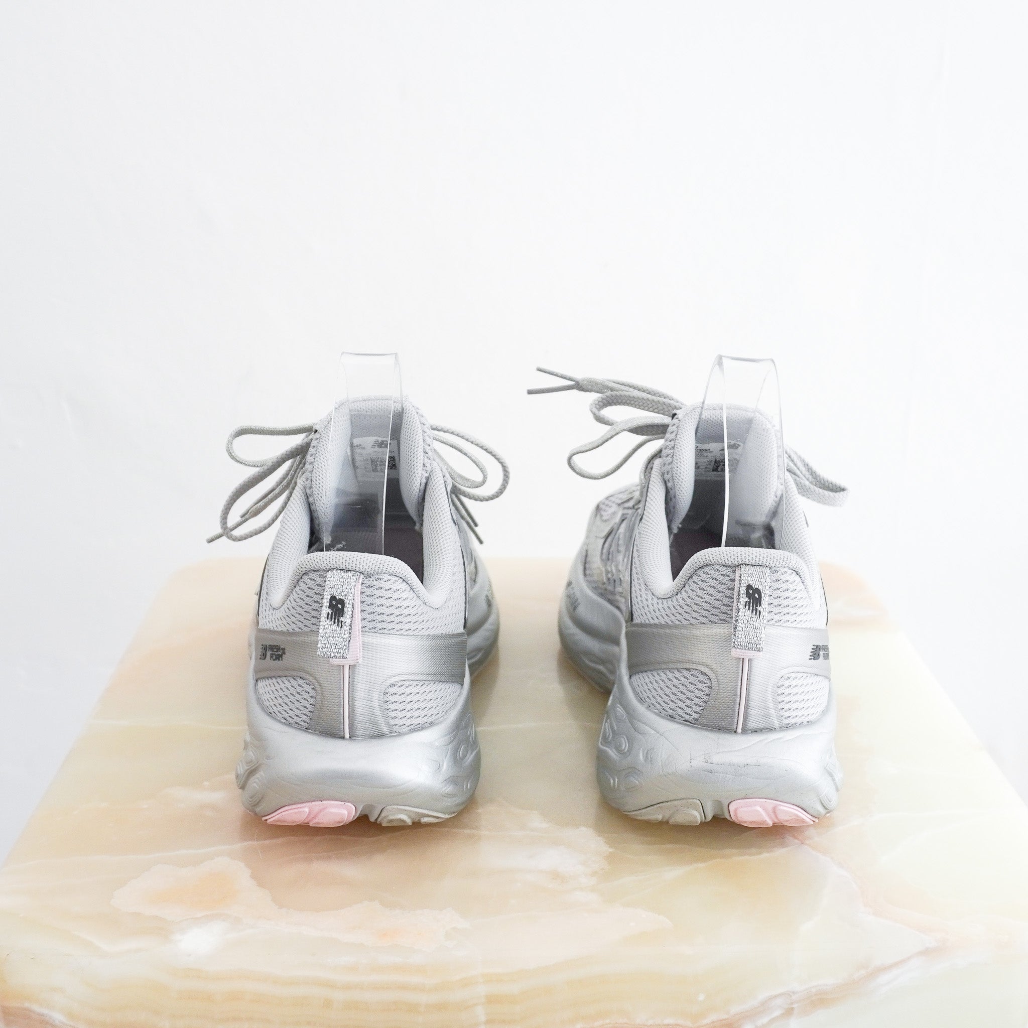 Ganni X New Balance Trainers in Pink and Grey (RRP £155) | Authentic Preloved - Reloved Again