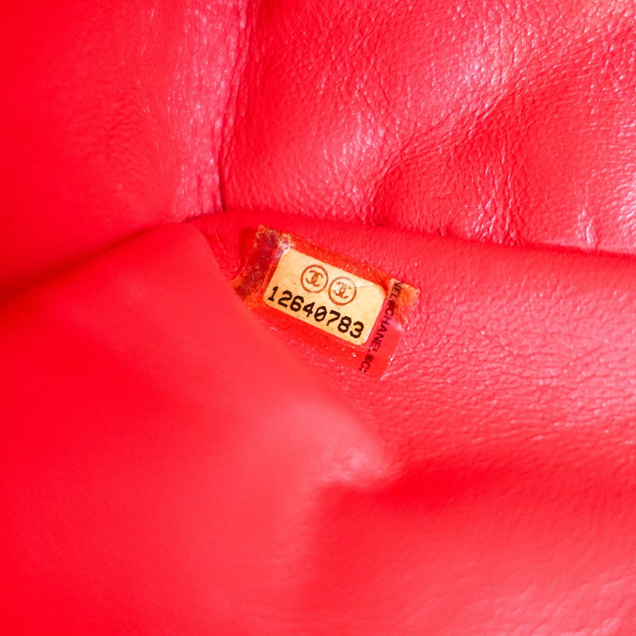Chanel Classic Medium Flap Bag in Red | Authentic Preloved - Reloved Again