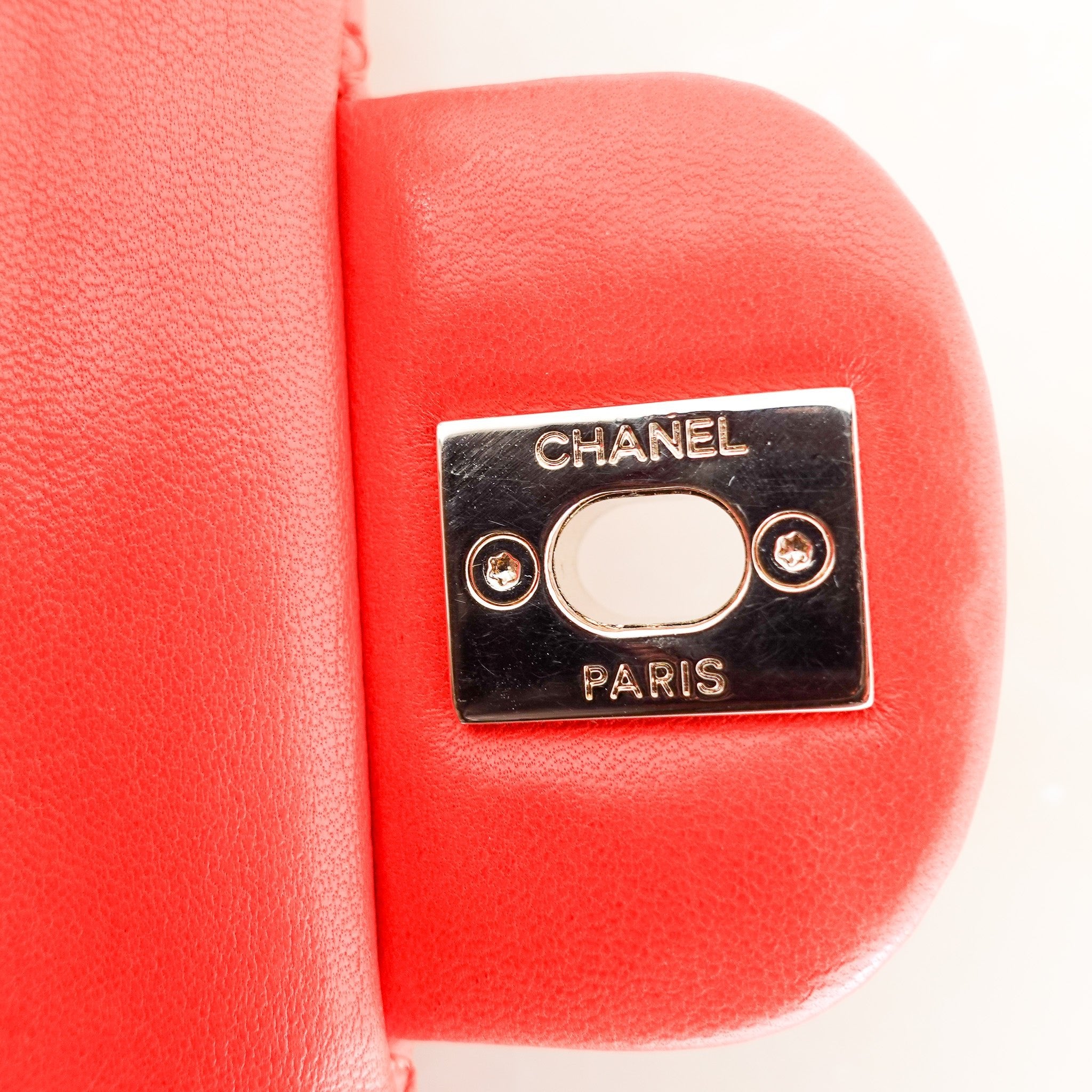 Chanel Classic Medium Flap Bag in Red | Authentic Preloved - Reloved Again
