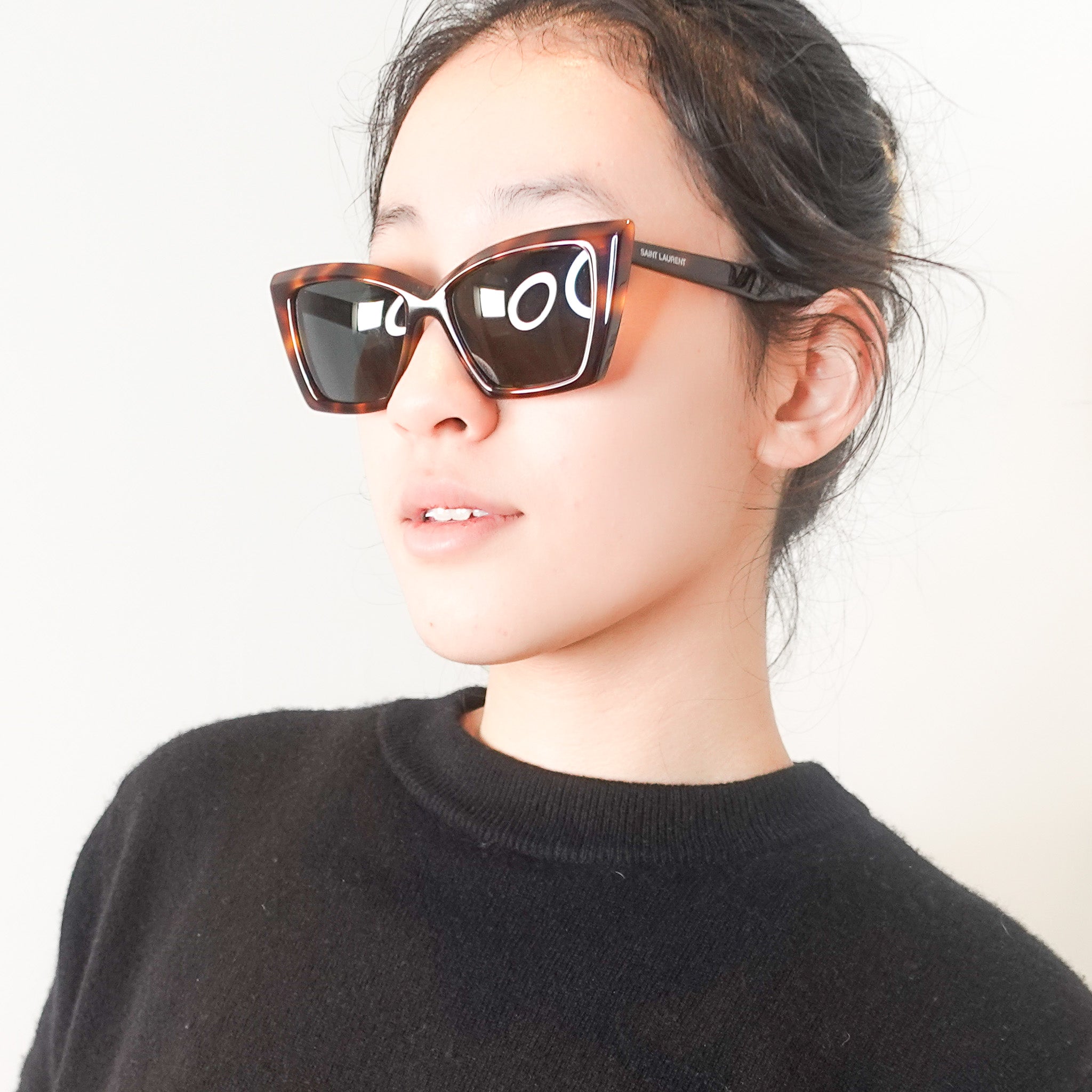 Small cat eye sunglasses RRP £350