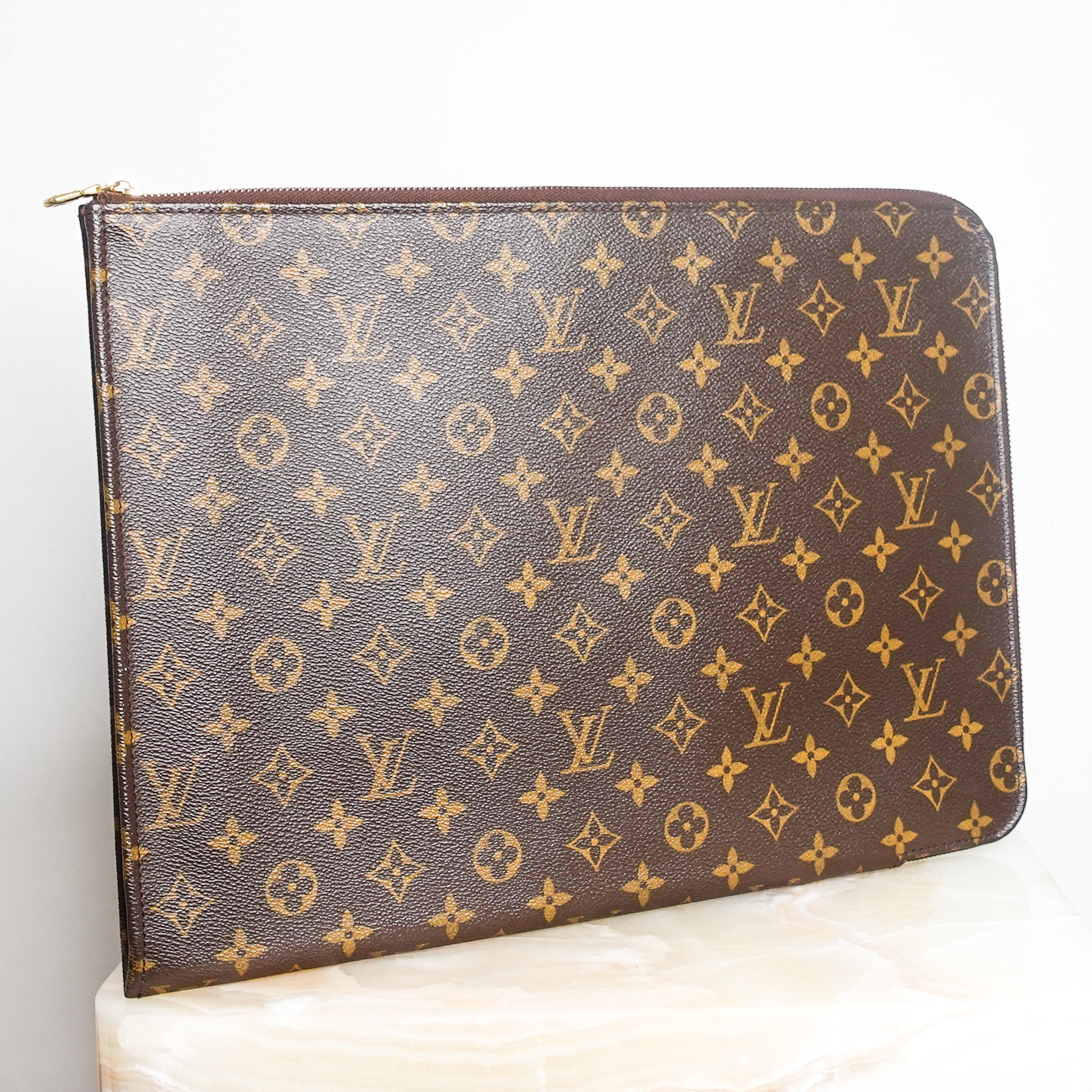 Monogram large pouch RRP £1.2k