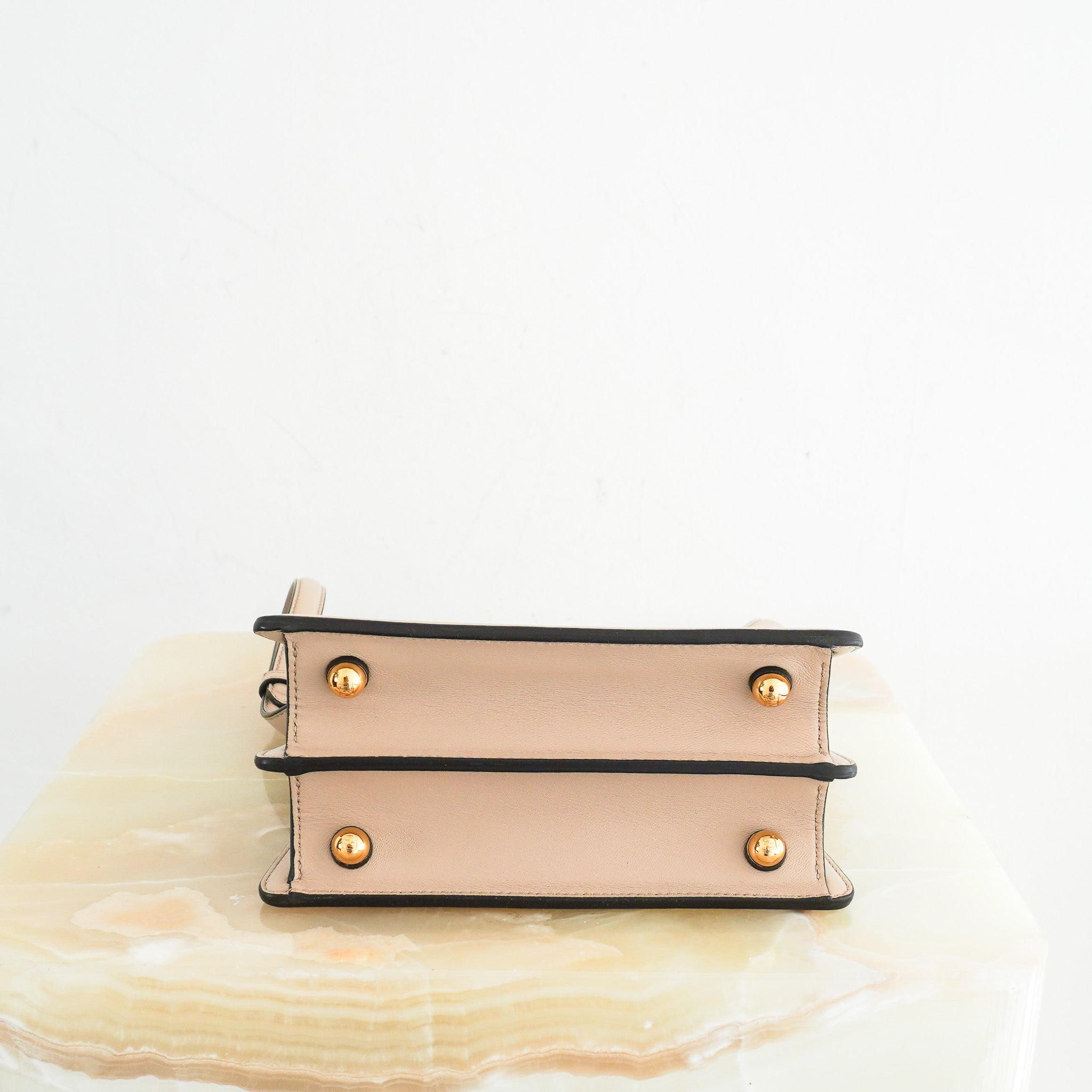 Fendi Peekaboo Mini Tote Bag in Beige RRP £3700 | Authentic Preloved