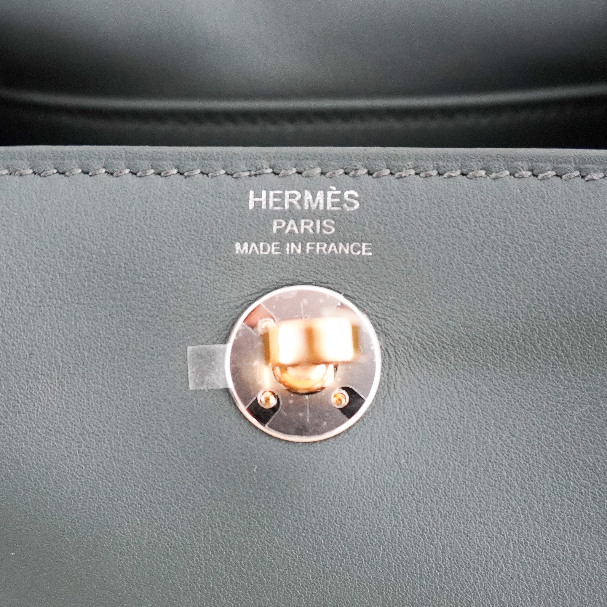 NEW Hermès Mini Lindy Bag in Vert Foncé Leather with Mixed Metal Hardware | Authentic Preloved - Reloved Again