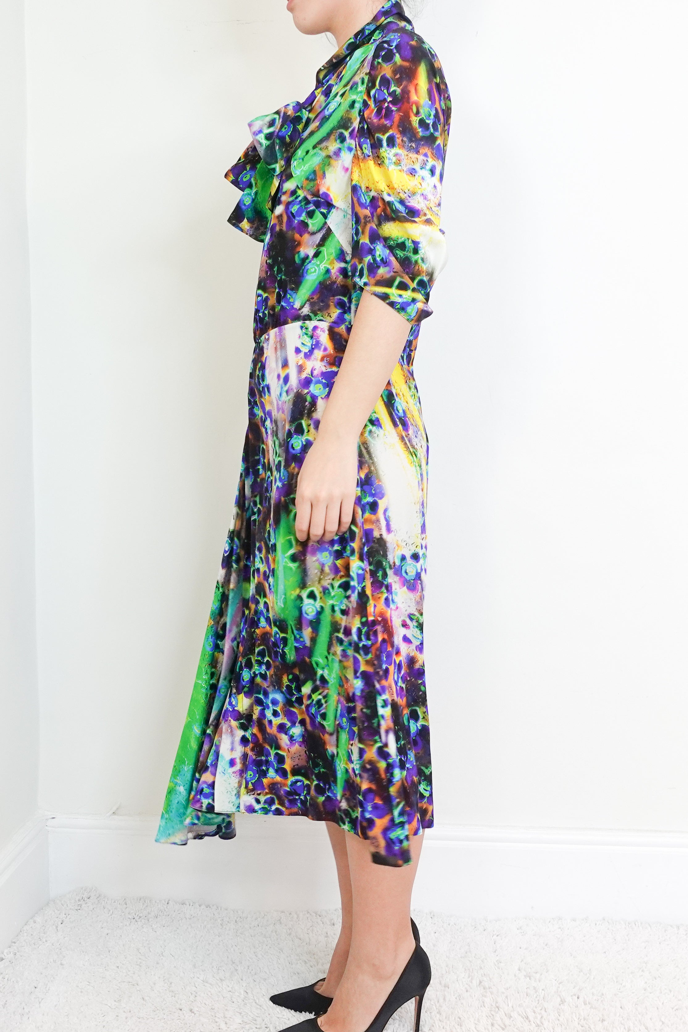 Silk floral maxi dress RRP £1200