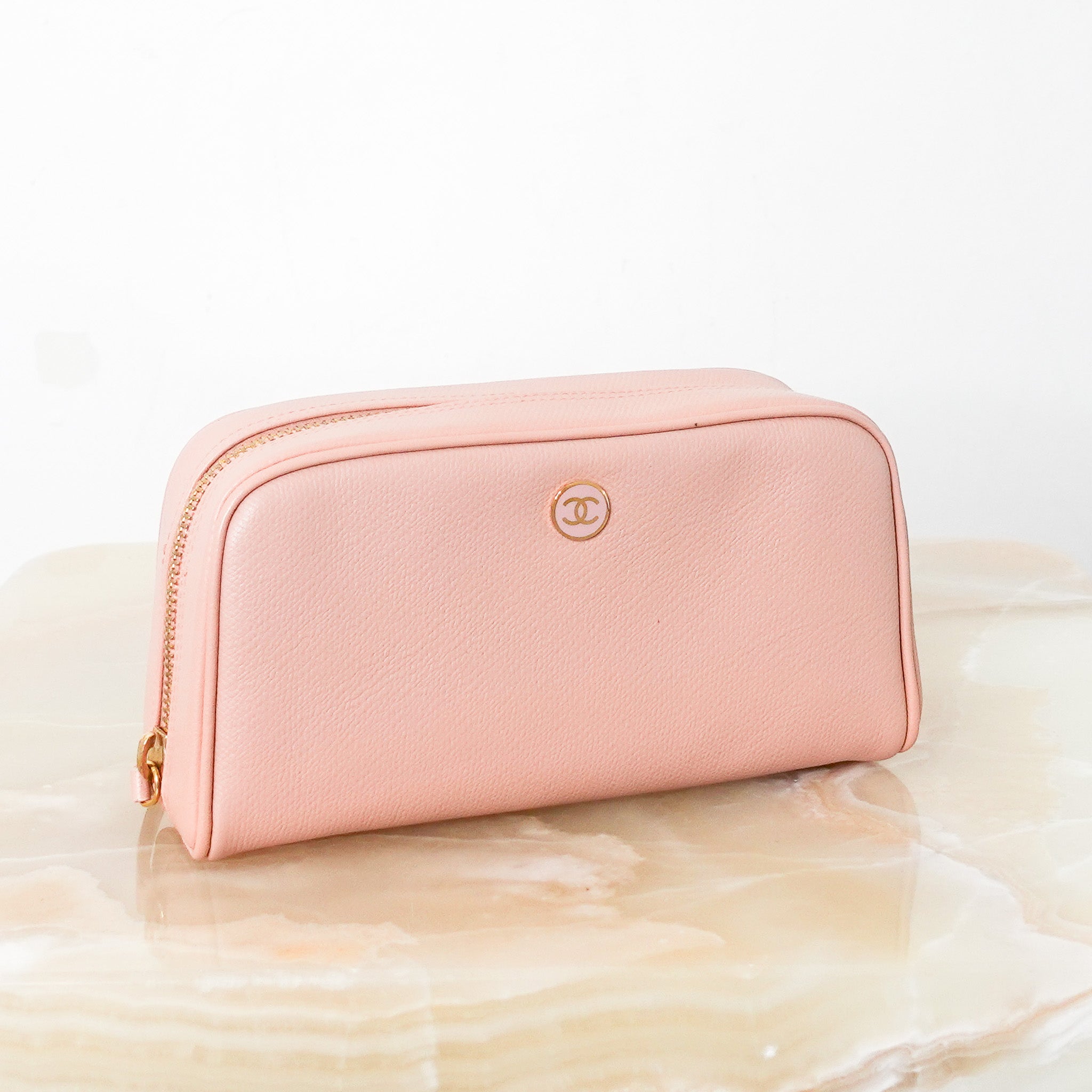 Pink cosmetic bag RRP £500