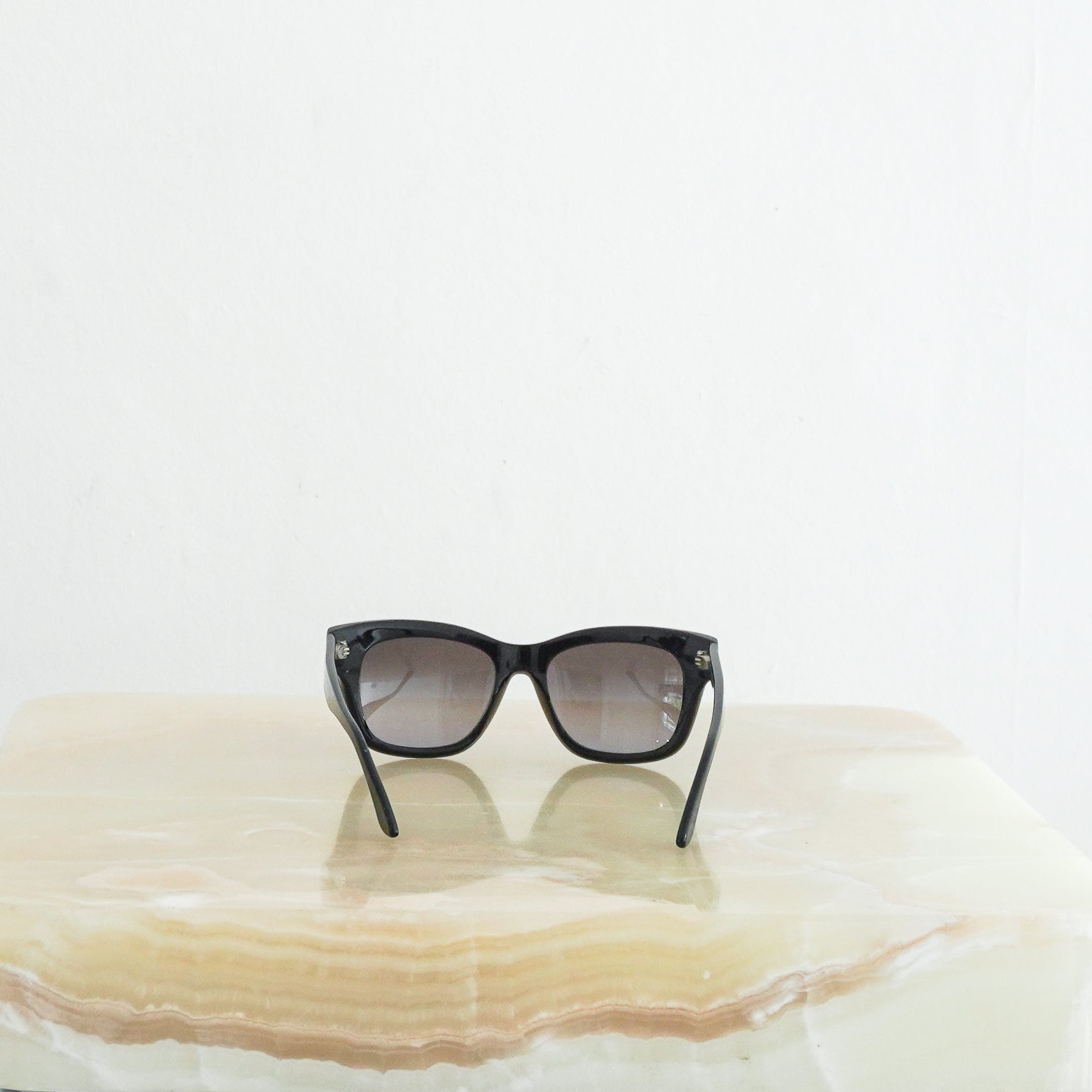 Valentino Rockstud Noir Black Square Sunglasses (RRP £250) | Authentic Preloved FINAL SALE
