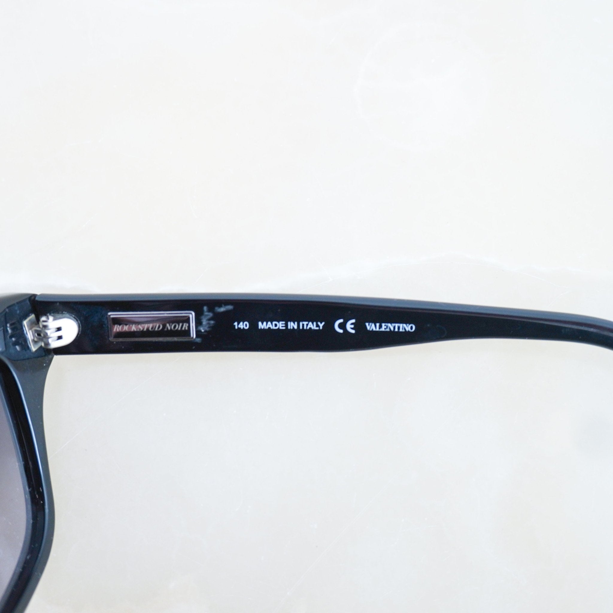 Valentino Rockstud Noir Black Square Sunglasses (RRP £250) | Authentic Preloved FINAL SALE - Reloved Again