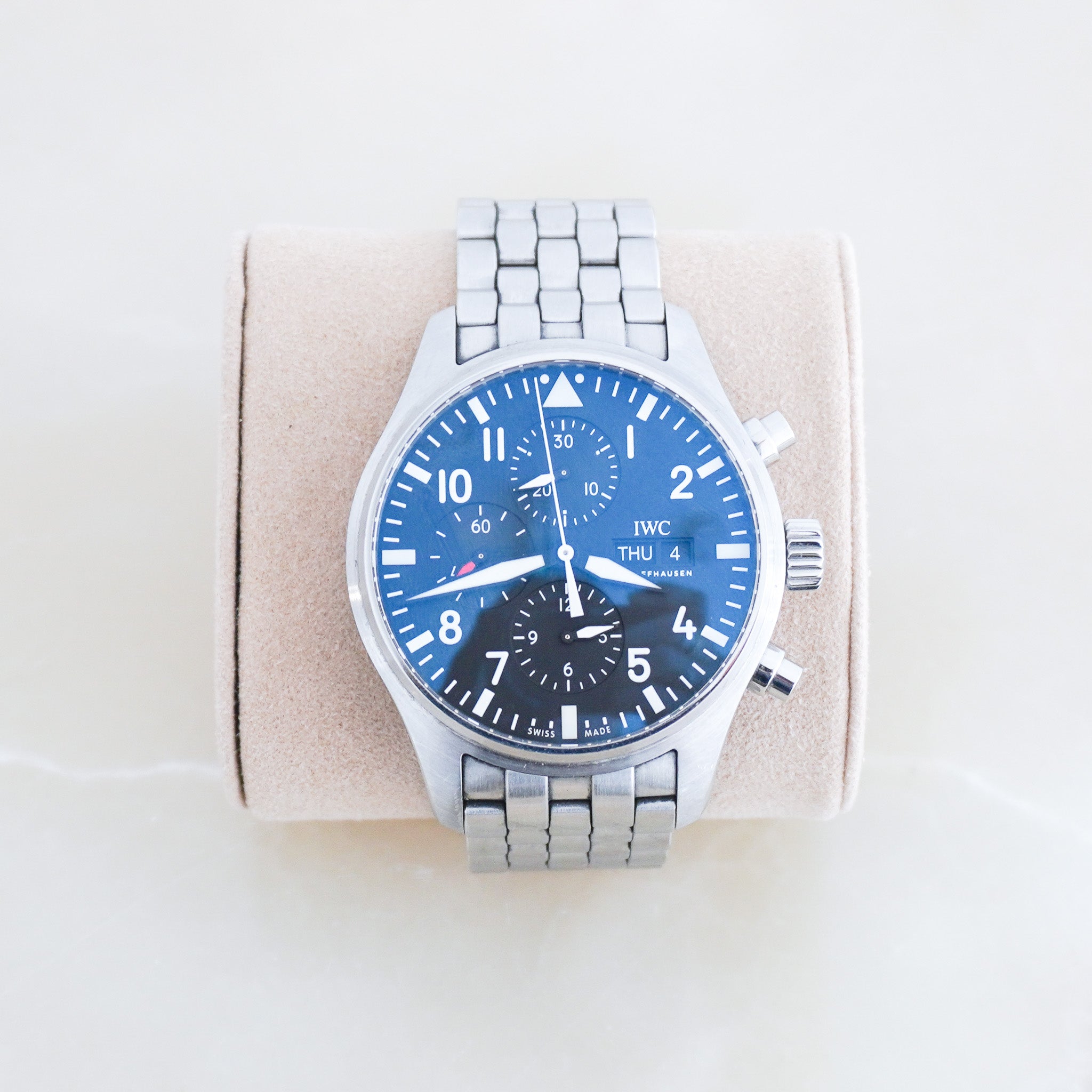 IWC Pilot Chronograph Automatic Watch (RRP £6,000) | Authentic Preloved FINAL SALE