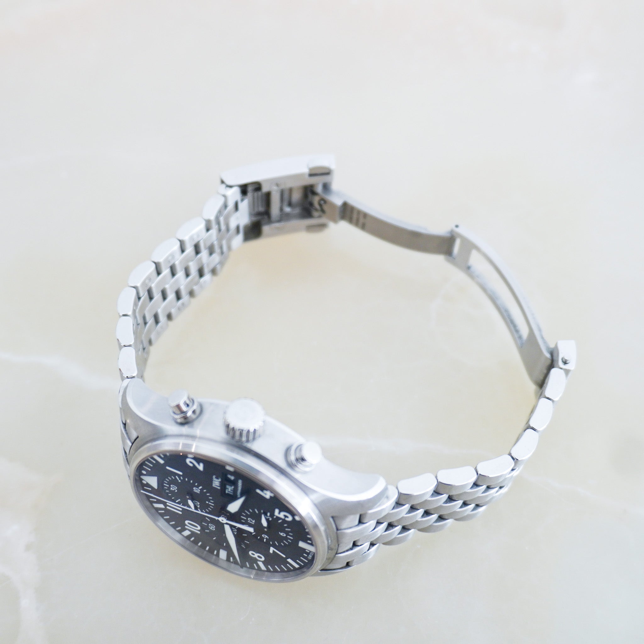 IWC Pilot Chronograph Automatic Watch (RRP £6,000) | Authentic Preloved FINAL SALE
