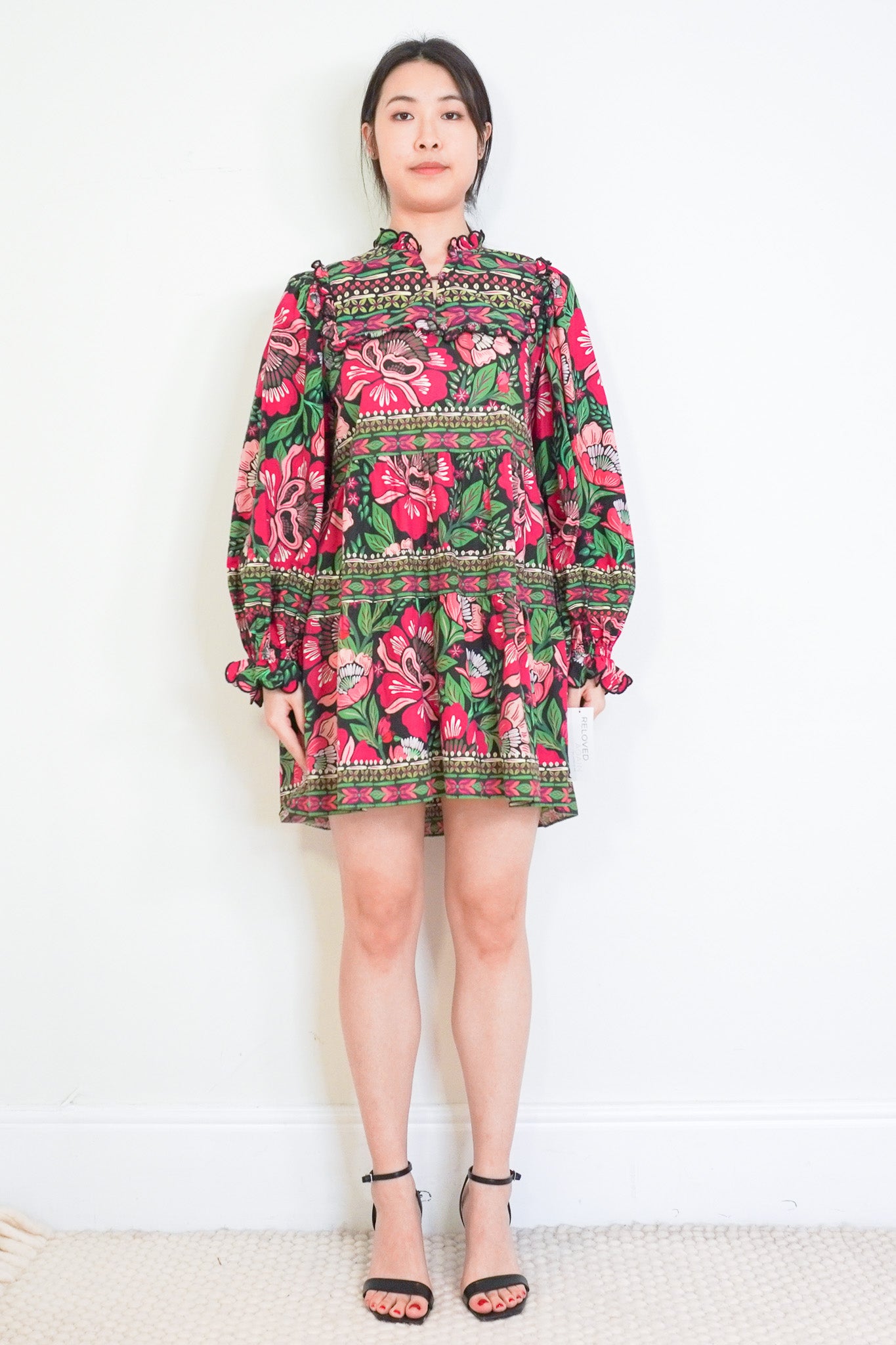 Farm Rio Purple floral Mini Dress RRP £240 | Authentic PrelovedPlease note - all items in outlet are final sale and not eligible for refund - Reloved Again