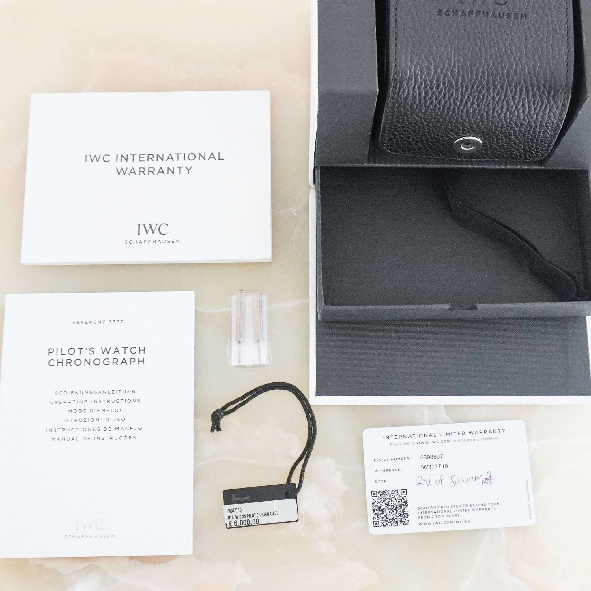 IWC Pilot Chronograph Automatic Watch (RRP £6,000) | Authentic Preloved FINAL SALE