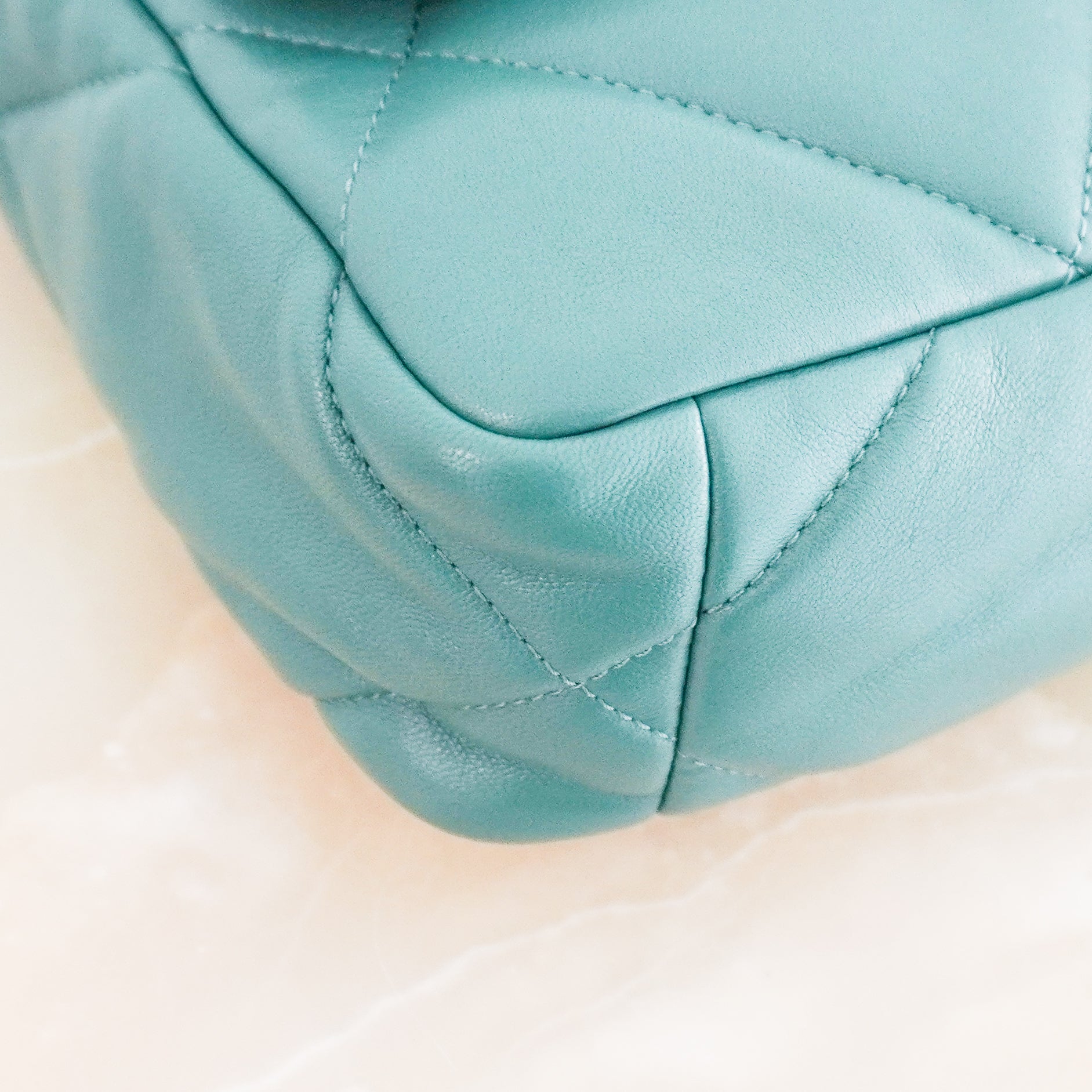 Chanel 19 Small Flap Bag in Turquoise Calfskin (RRP £5500) | Authentic Preloved