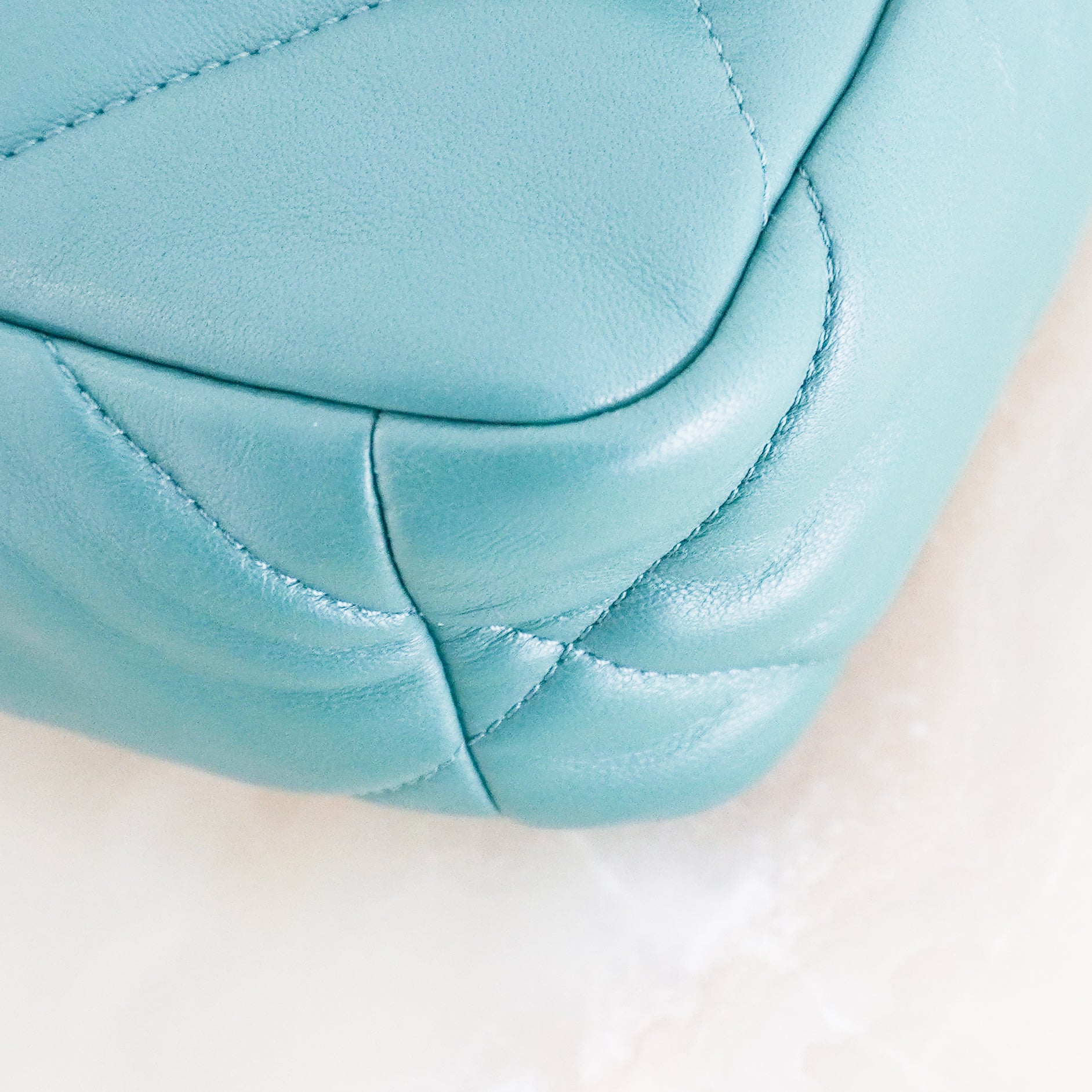 Chanel 19 Small Flap Bag in Turquoise Calfskin (RRP £5500) | Authentic Preloved