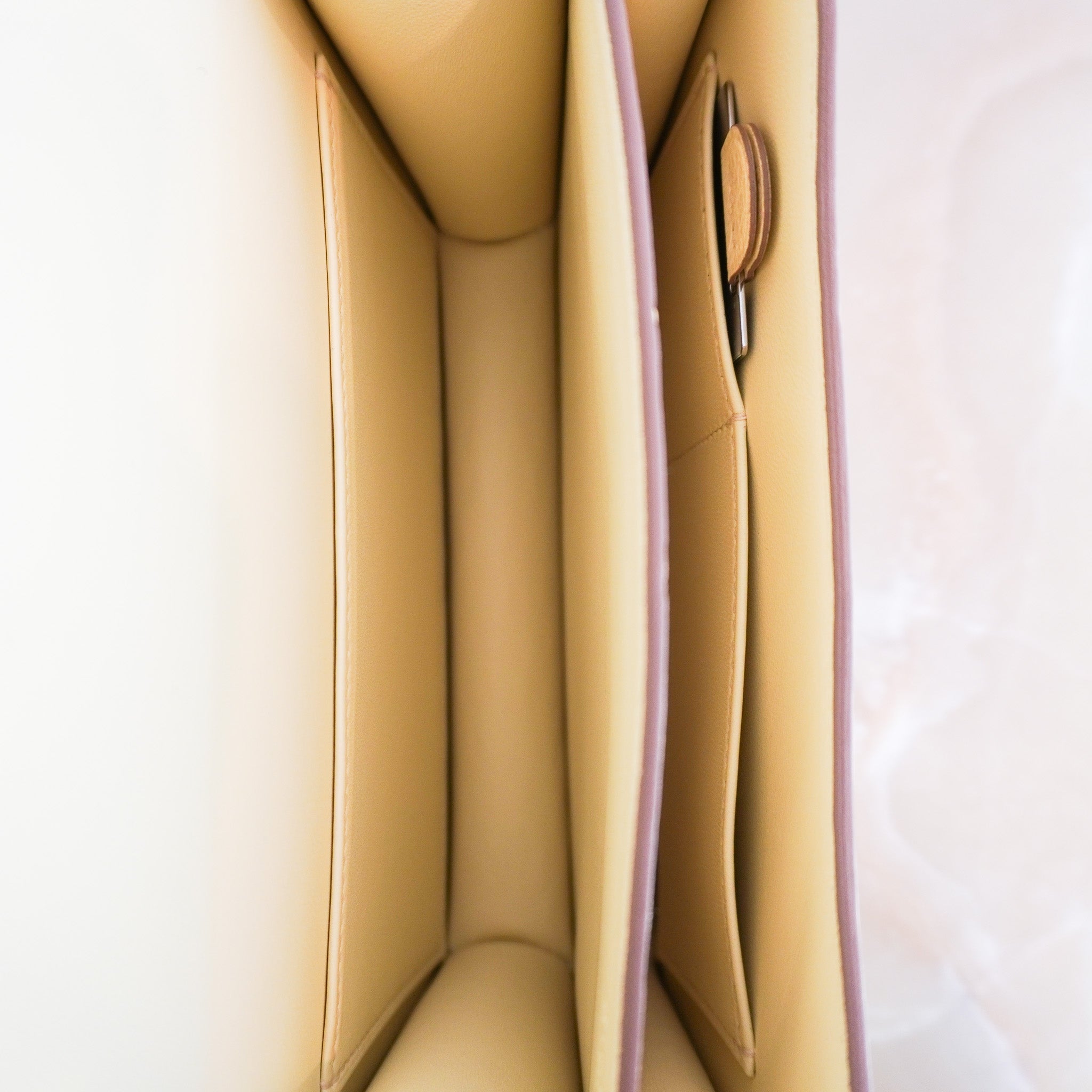 NEW Hermes Constance 18 Mini Ostrich Jaune Milton Palladium Hardware Bag | Authentic Preloved - Reloved Again