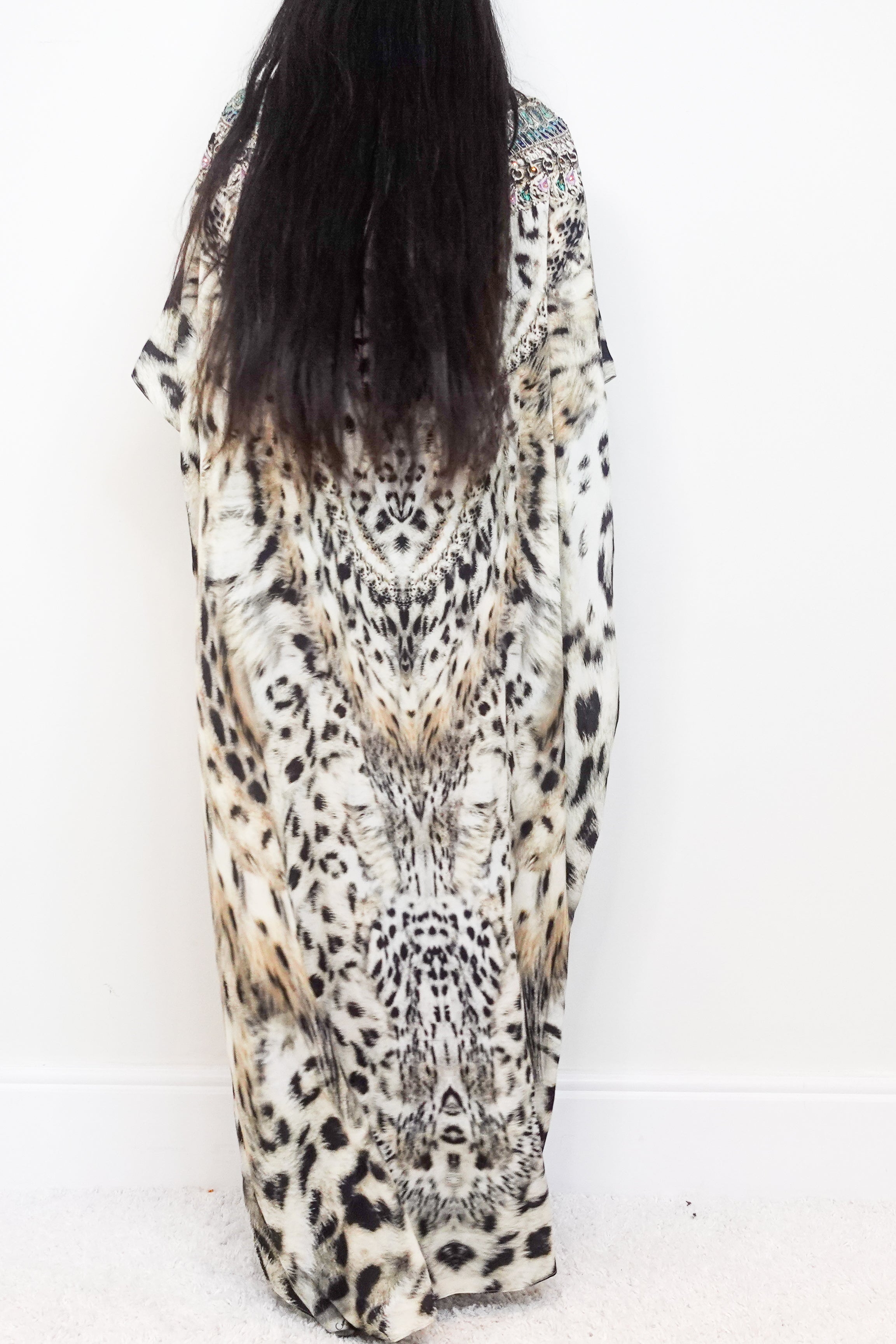 Silk Animal Print Kaftan RRP £500