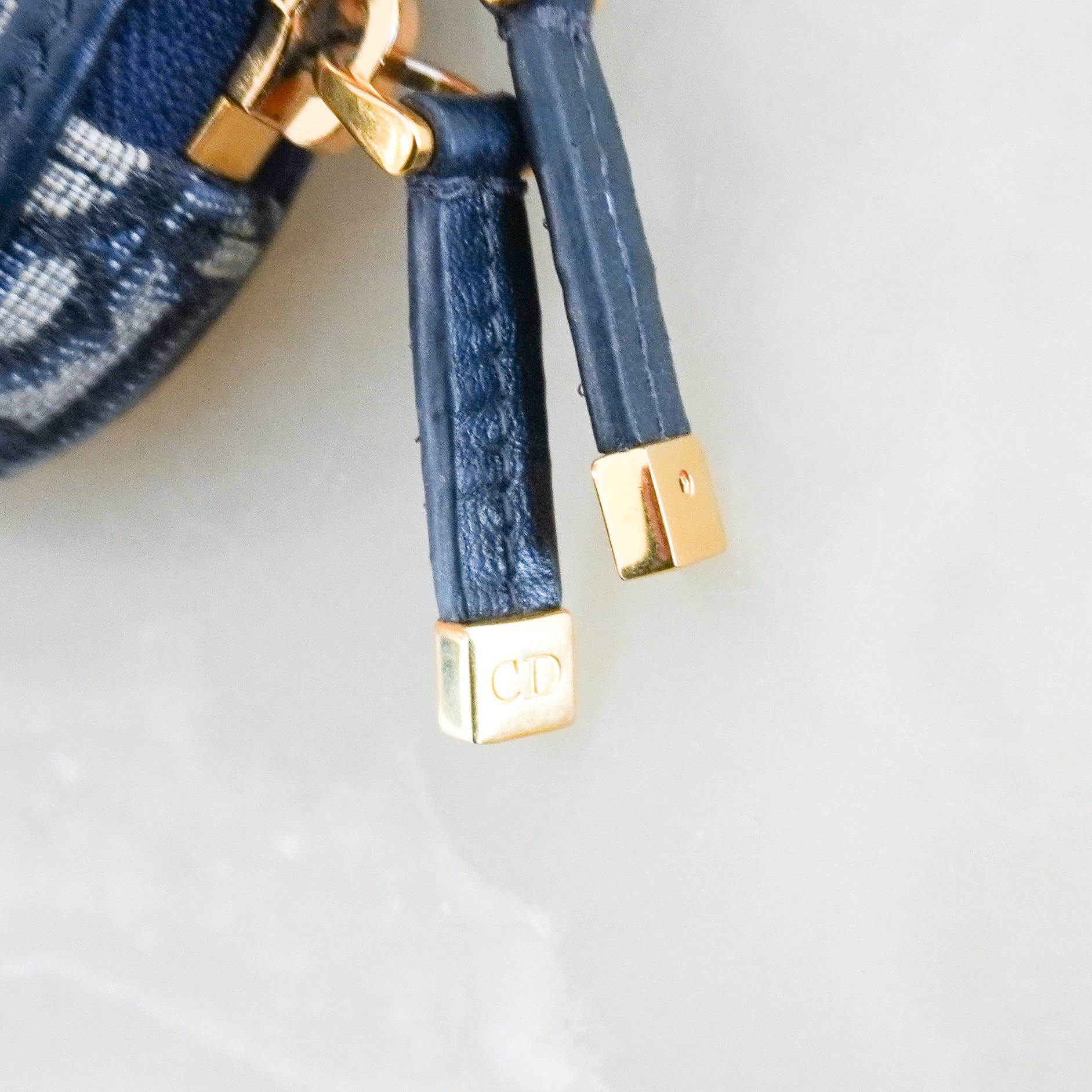 Dior Oblique 30 Montaigne Tech Holder in Blue Canvas (RRP £1000) | Authentic Preloved - Reloved Again