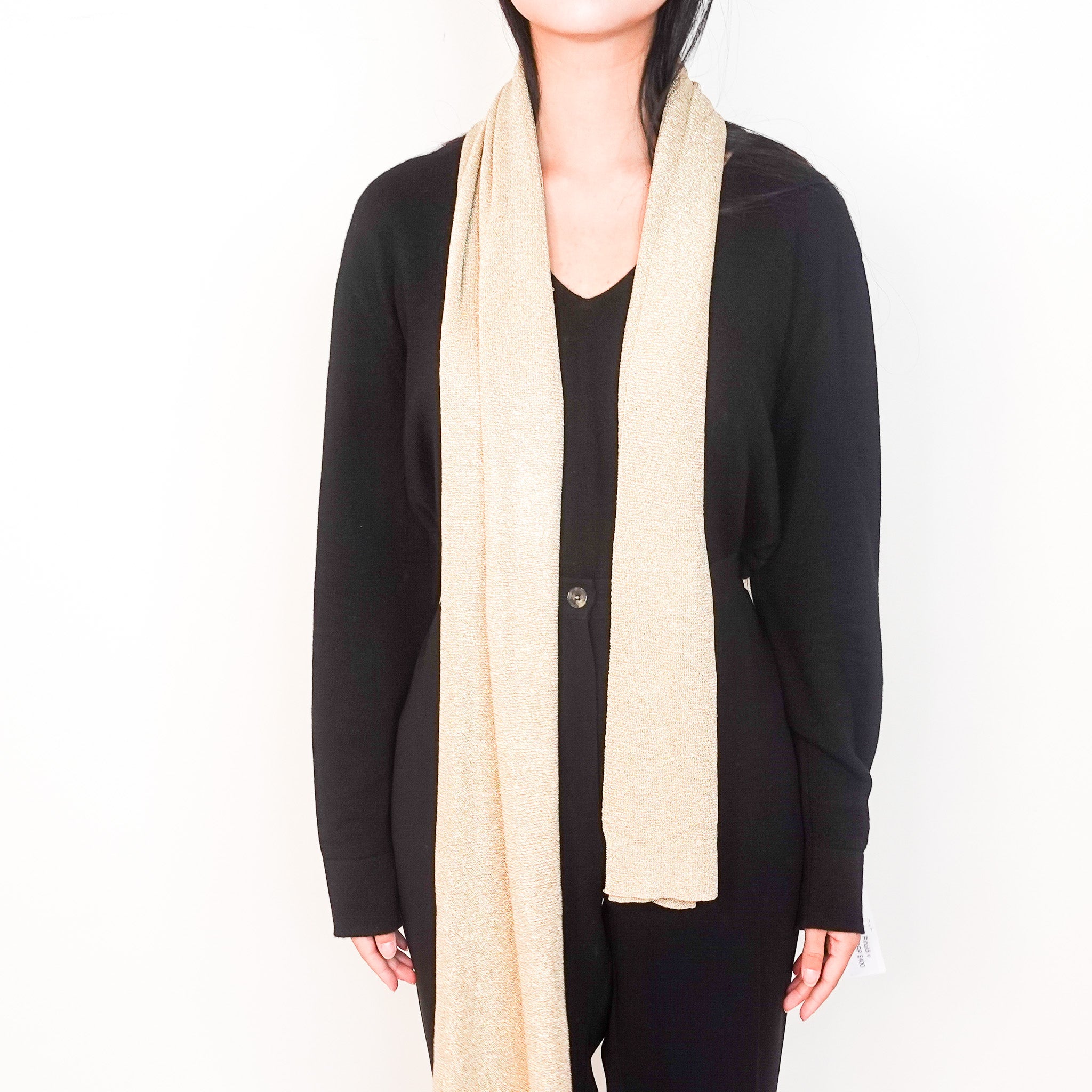 NEW gold scarf RRP £125