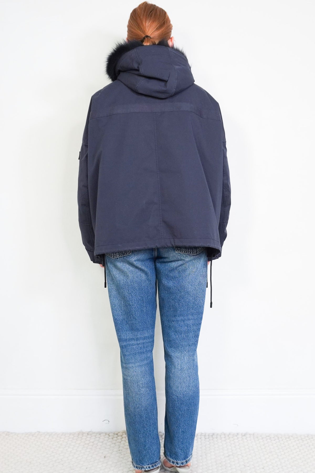 YVES Salomon Canvas and Fur Trim Parka Jacket (RRP £1350)  | Authentic Preloved