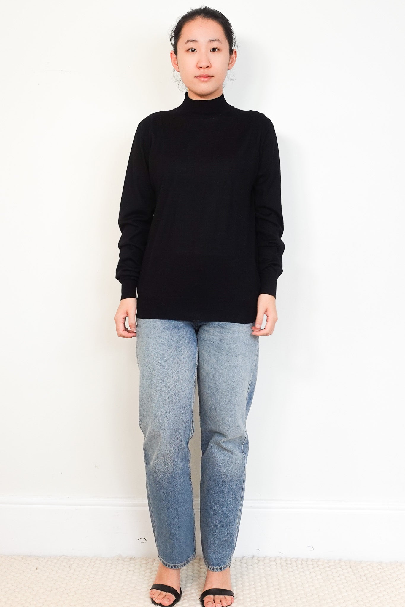 NEW Prada Black Lupetto Wool Roll Neck Sweater RRP £400 | Authentic Preloved