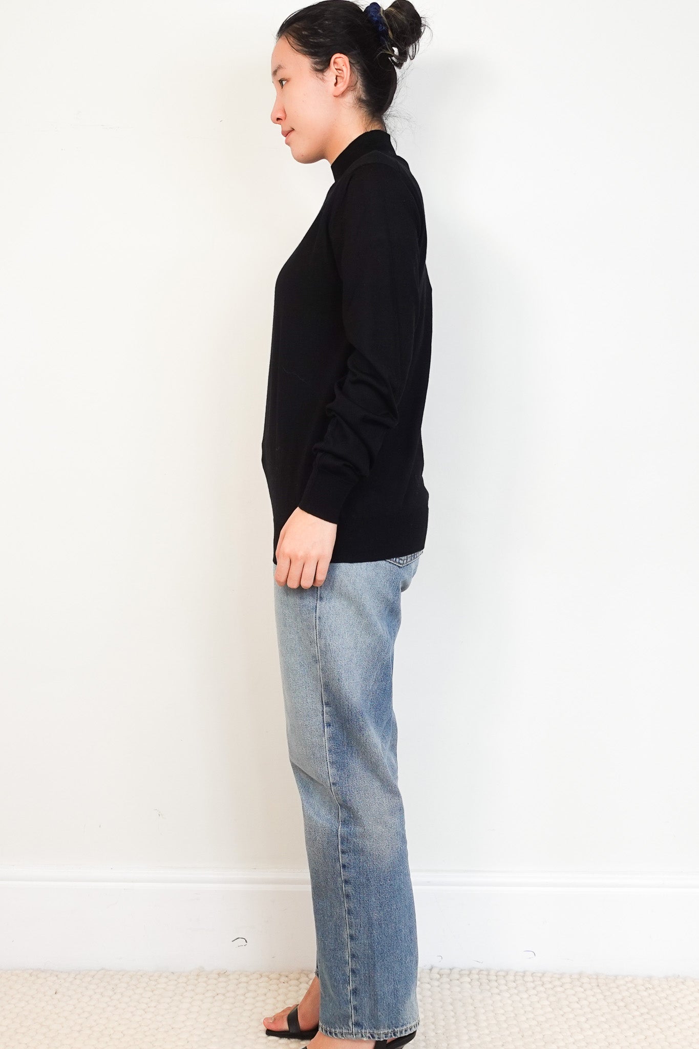 NEW Prada Black Lupetto Wool Roll Neck Sweater RRP £400 | Authentic Preloved