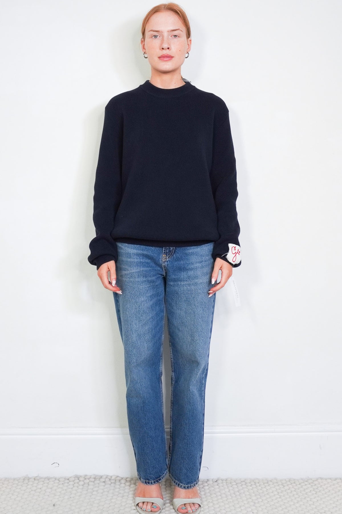 Golden Goose Round Neck Sweater Dark Navy (RRP £495) | Authentic Preloved