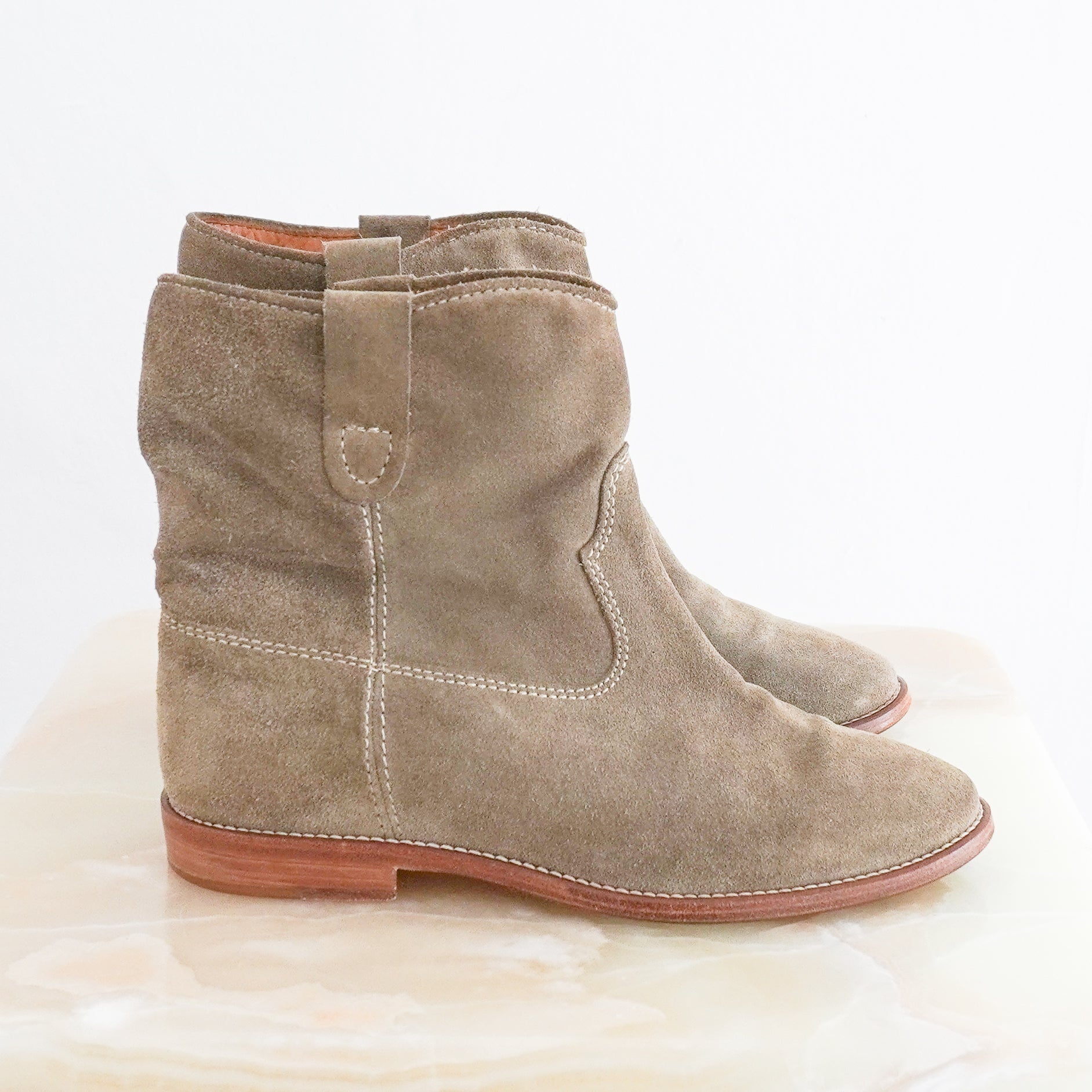 Isabel Marant Suede Leather Ankle Boots (RRP £495) | Authentic Preloved